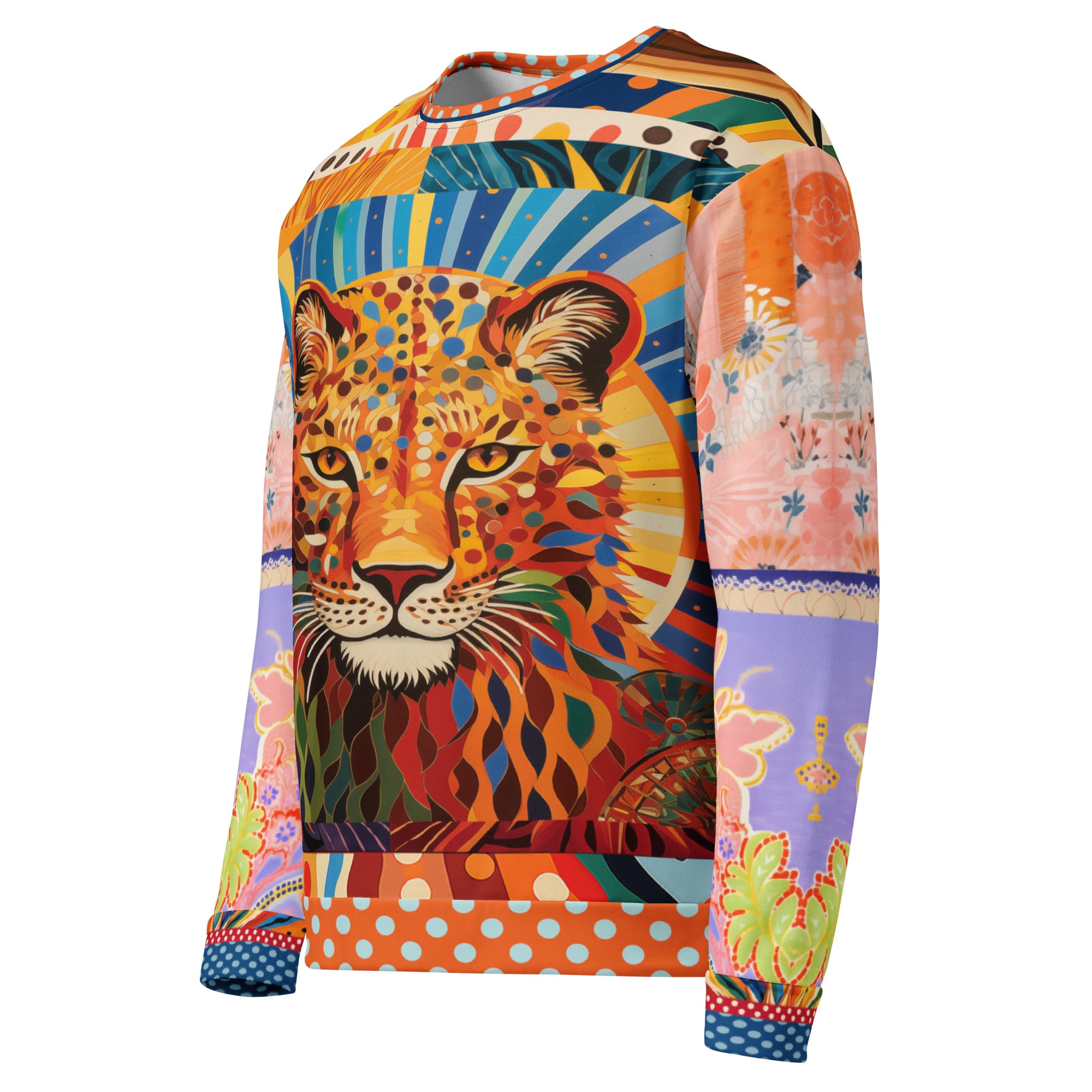 Exotic Sauvage in Rainbow Eco-Poly Summer Weight Unisex Sweatshirt