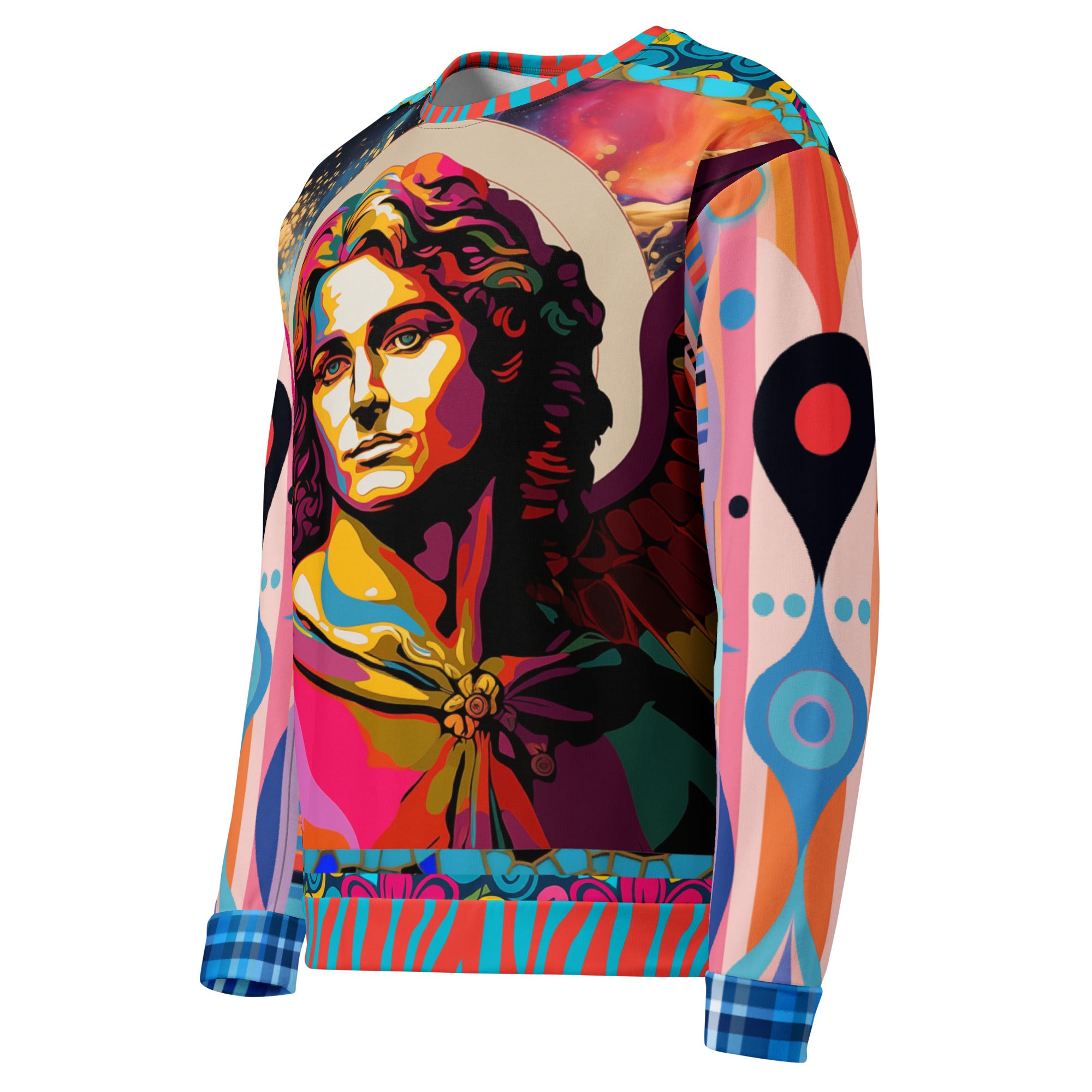 Archangel Michael Series - Reflection Eco-Poly Summer Weight Unisex Sweatshirt