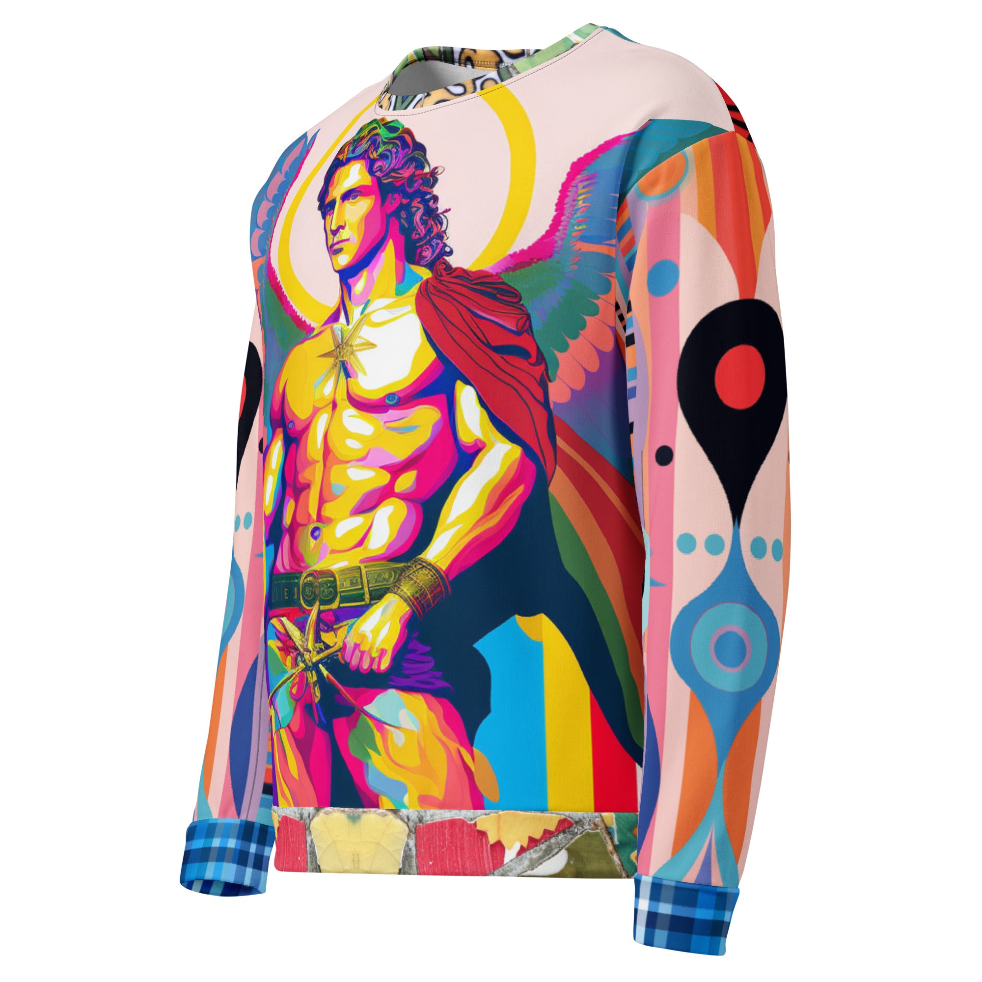 Archangel Michael Flipside Eco-Poly Summer Weight Unisex Sweatshirt