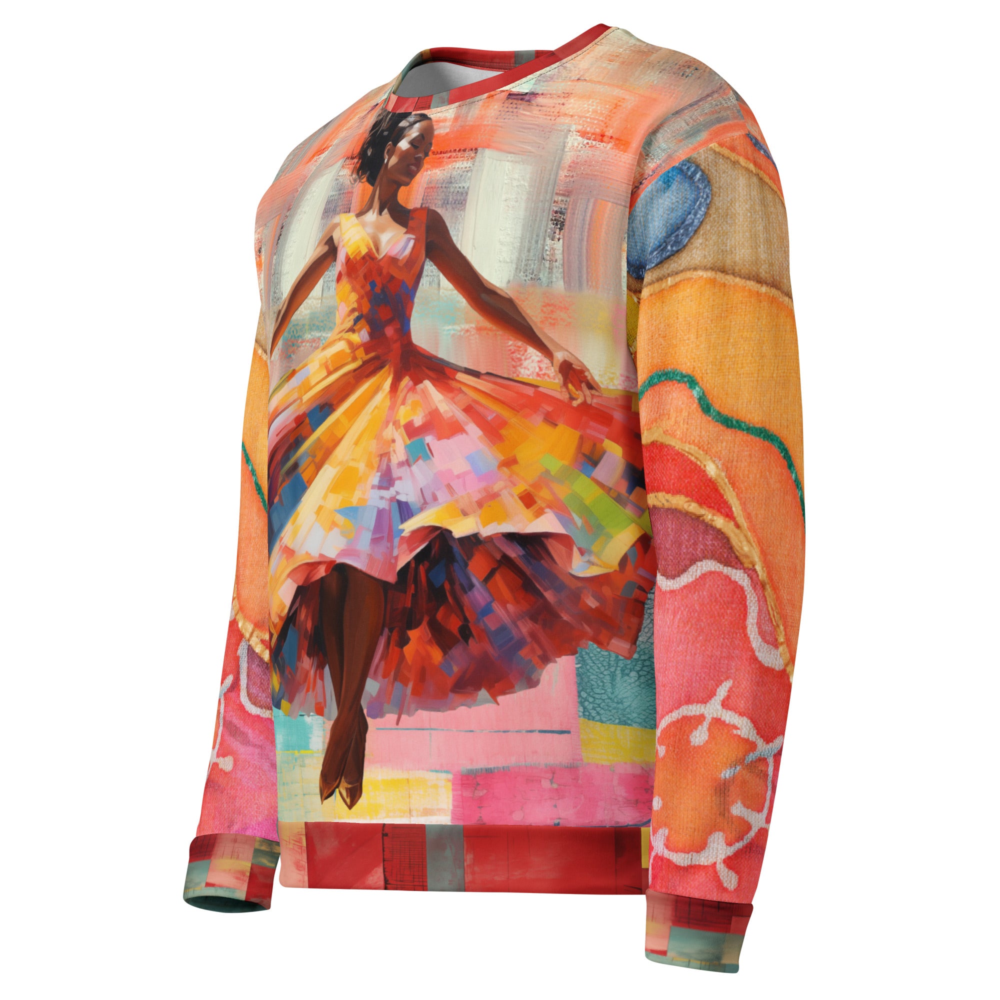Dancing Through Harlem Eco-Poly Summer Weight Unisex Sweatshirt