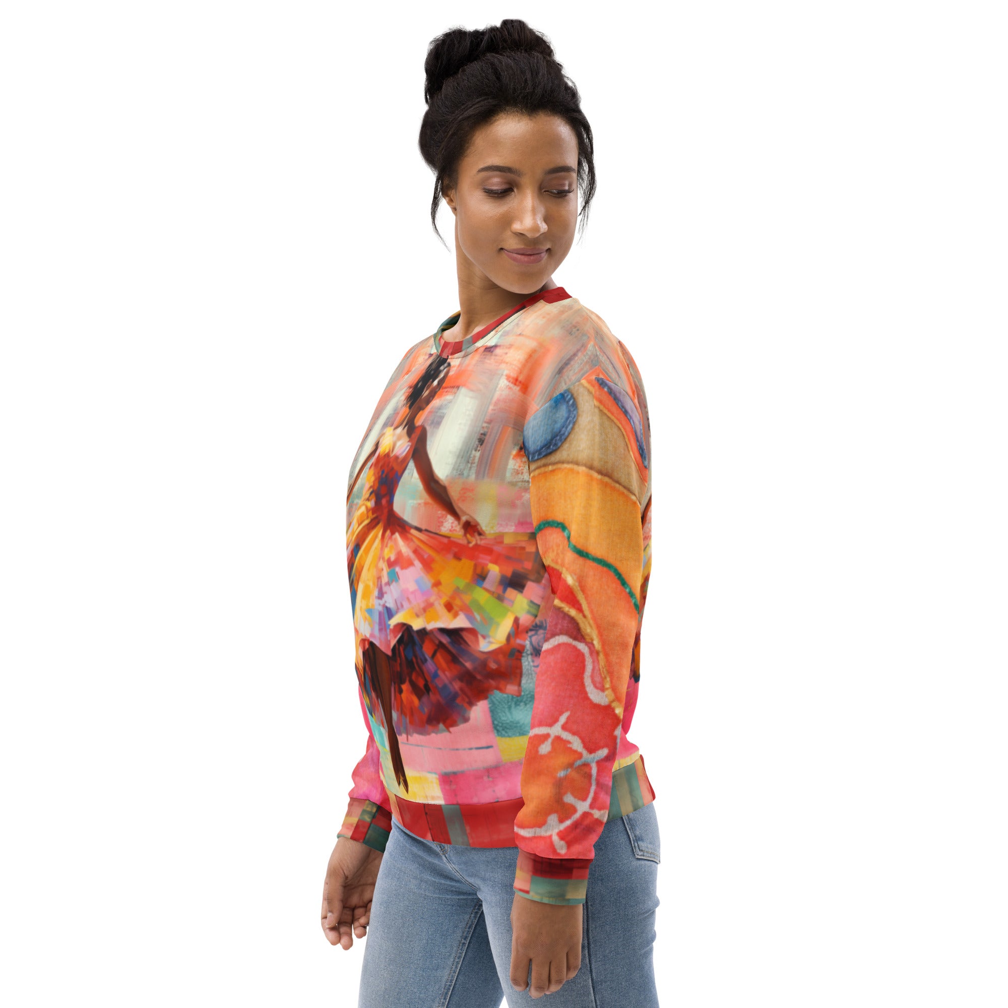 Dancing Through Harlem Eco-Poly Summer Weight Unisex Sweatshirt