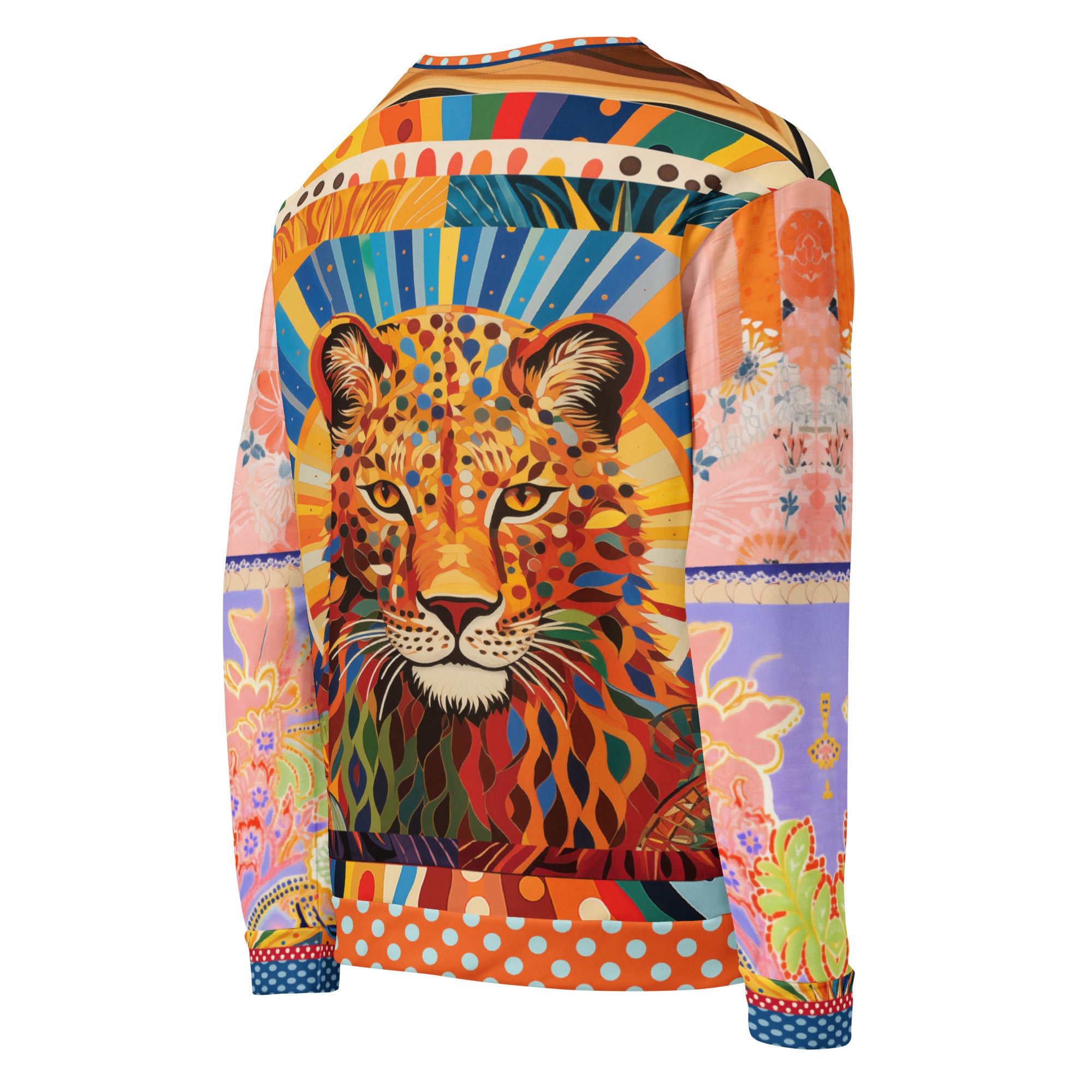 Exotic Sauvage in Rainbow Eco-Poly Summer Weight Unisex Sweatshirt