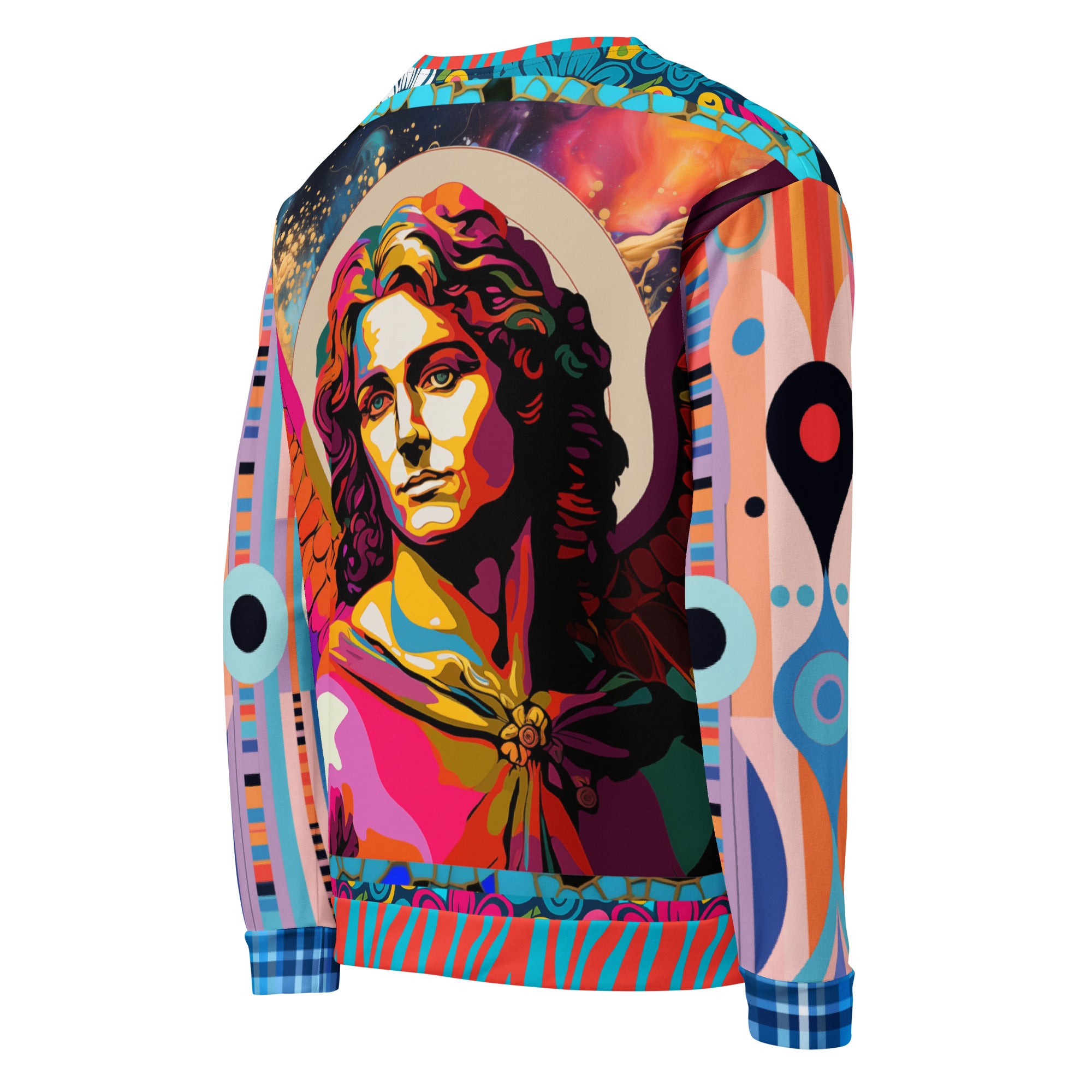 Archangel Michael Series - Reflection Eco-Poly Summer Weight Unisex Sweatshirt