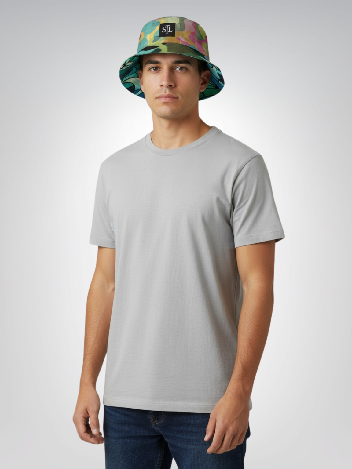 Almond Twig in Bloom Reversible Bucket Hat