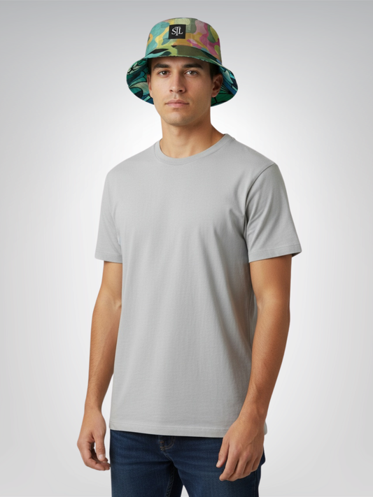Almond Twig in Bloom Reversible Bucket Hat