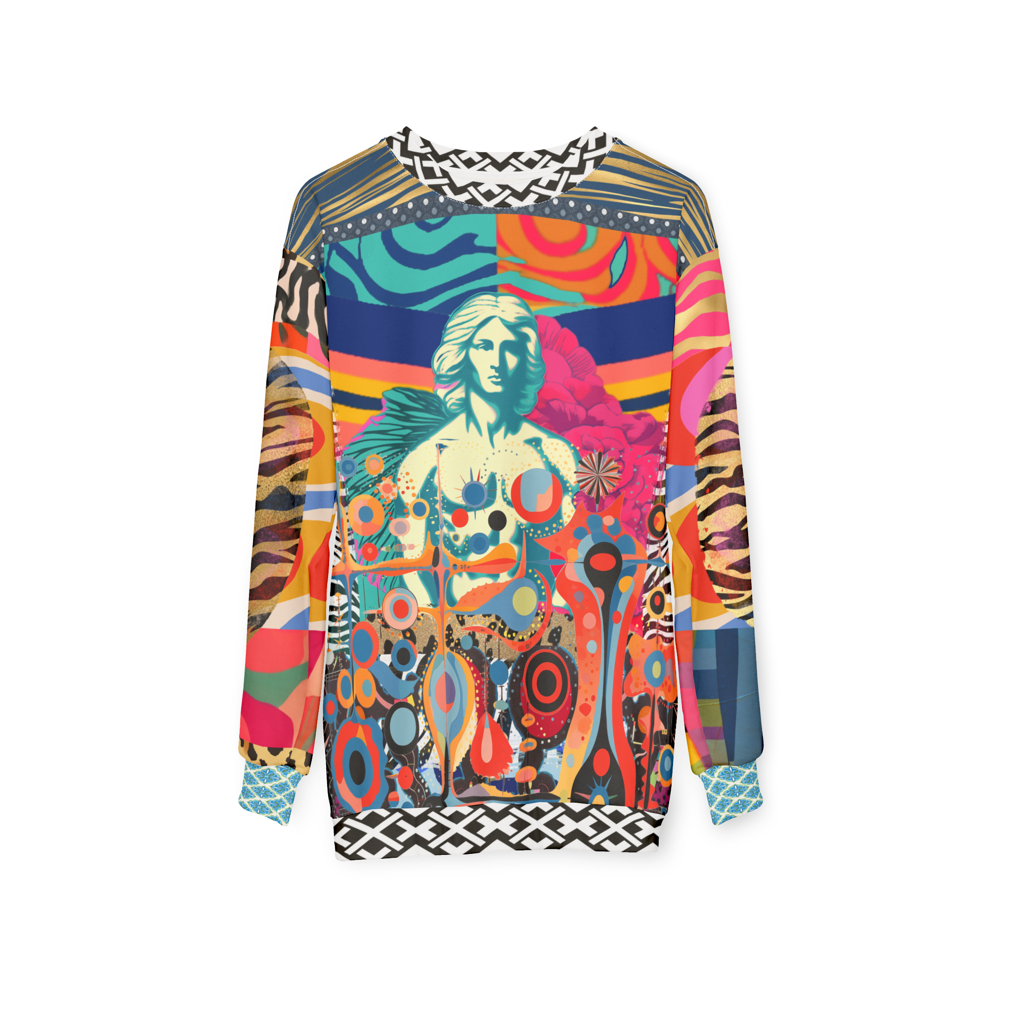 Angel on a Rampage Pop Art Unisex Sweatshirt (Gold Label)