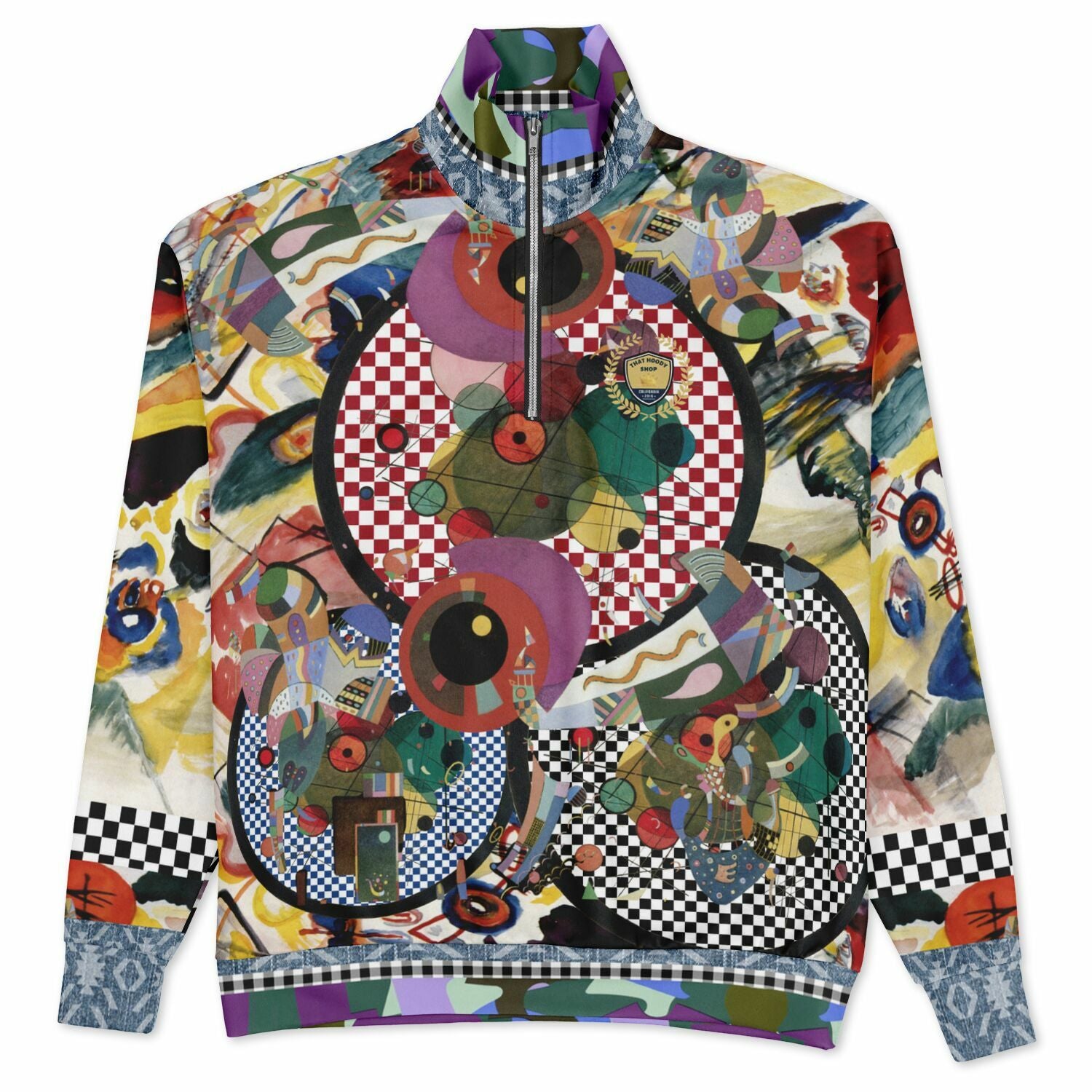 Around the Circle in Cossacks Heavyweight Oversized Quarter Zip Sweatshirt
