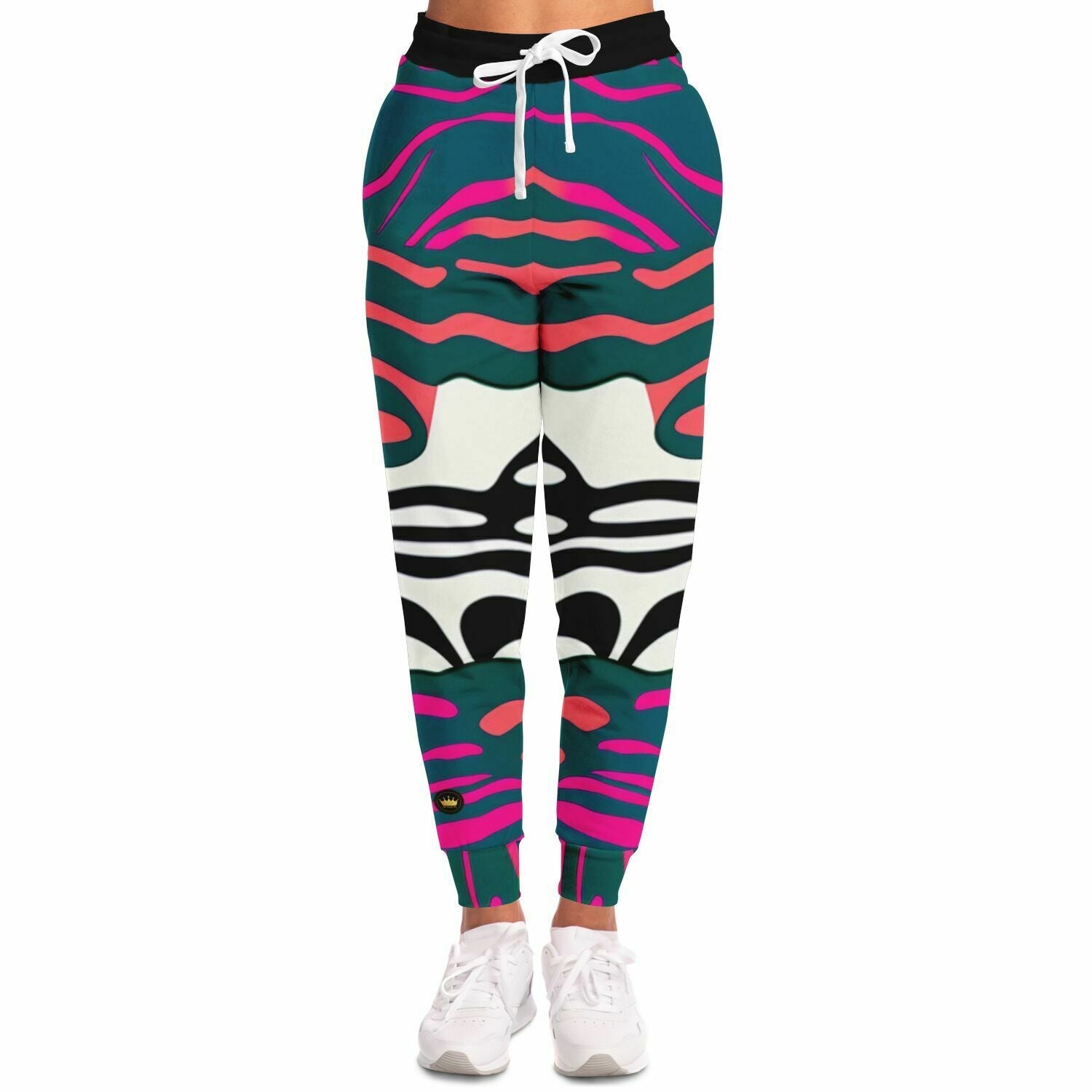 Electrified Zebra Eco-Poly Unisex Joggers