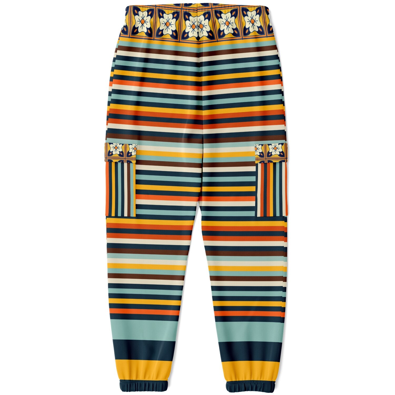California Beach Sunset Eco-Poly Unisex Cargo Joggers