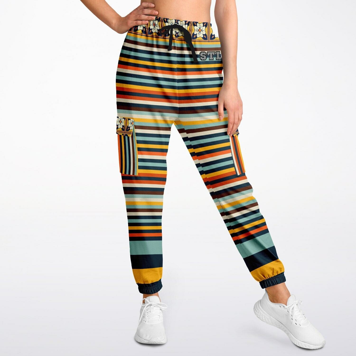 California Beach Sunset Eco-Poly Unisex Cargo Joggers