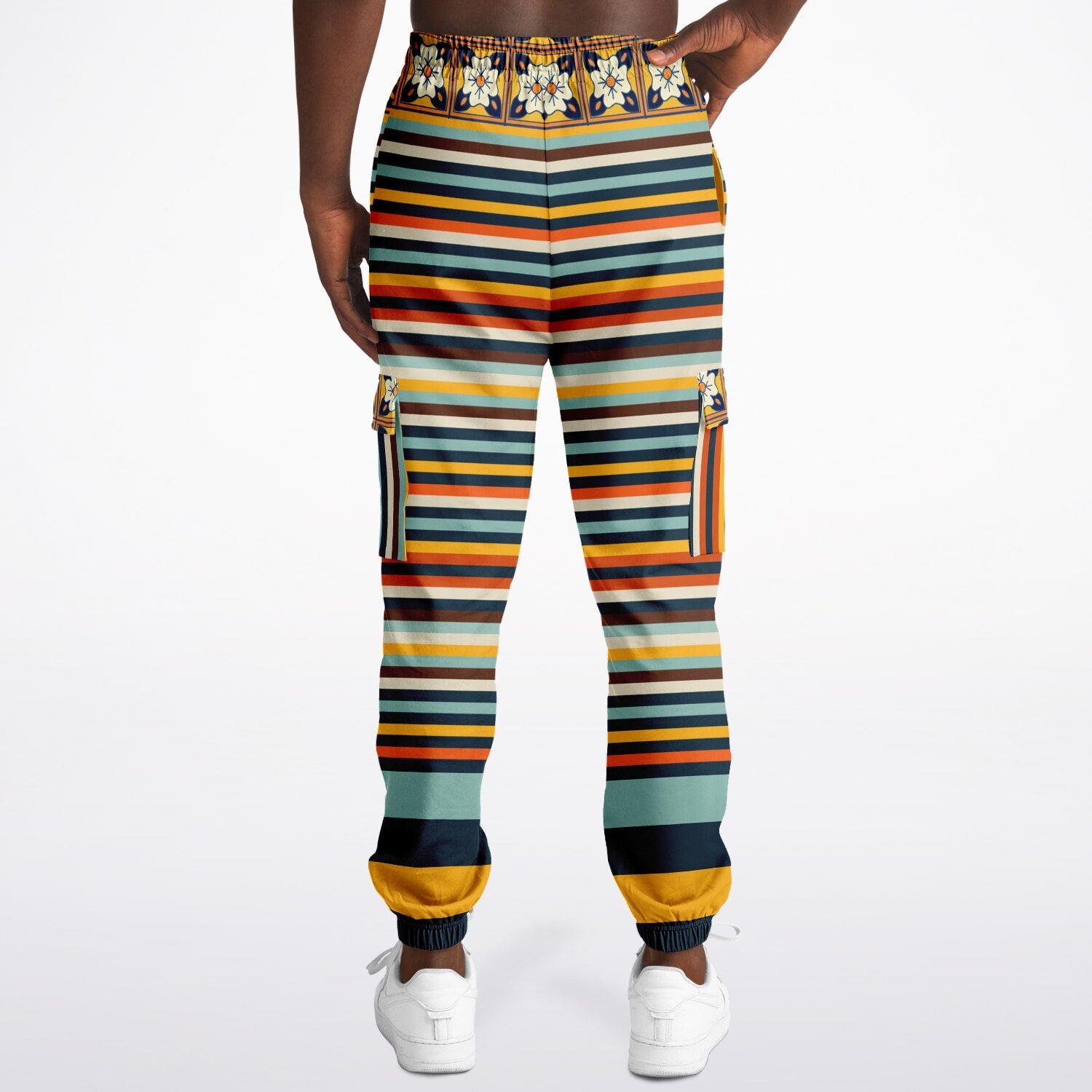 California Beach Sunset Eco-Poly Unisex Cargo Joggers