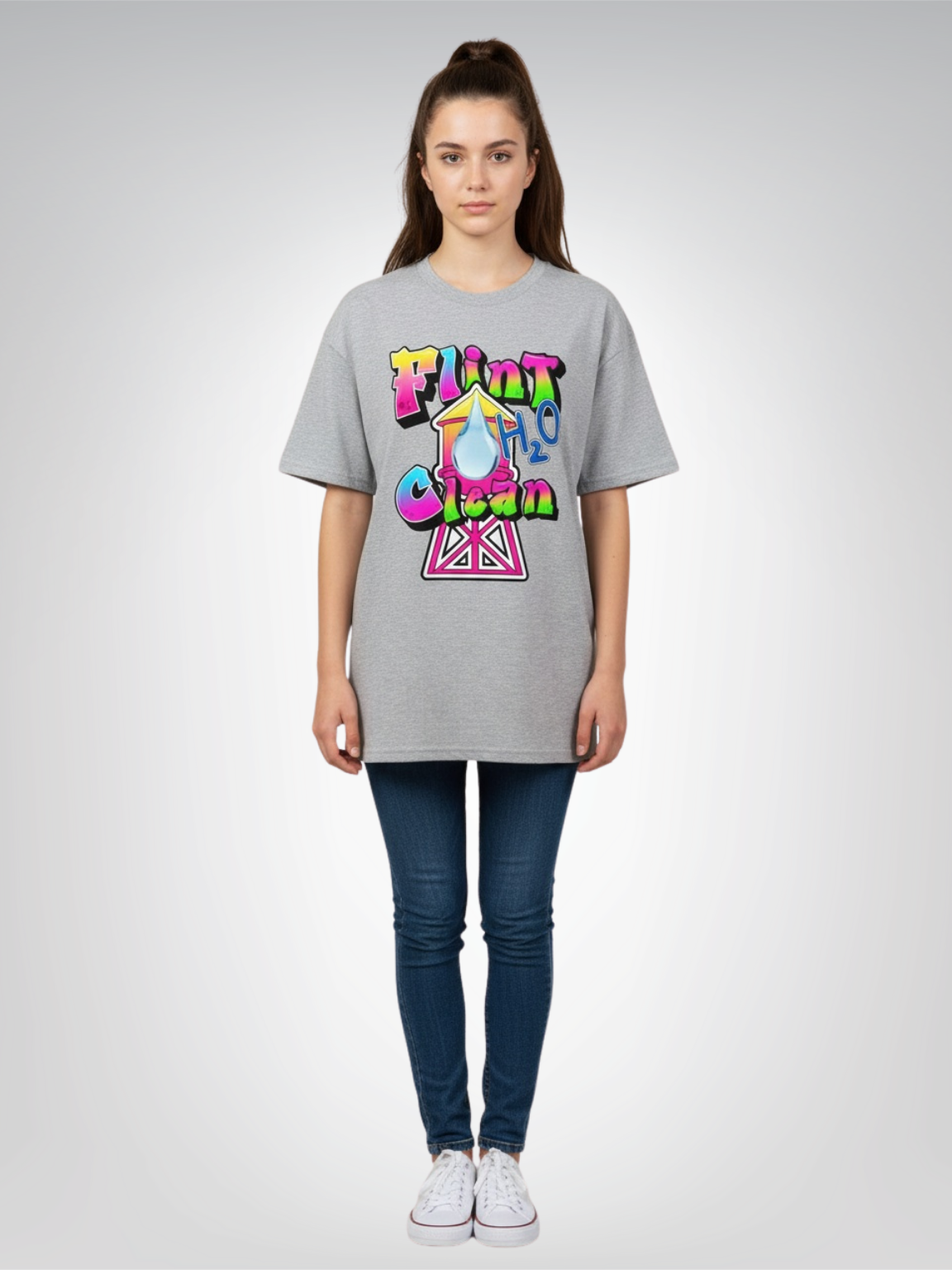 Clean Water for Flint Heavyweight Unisex Tee