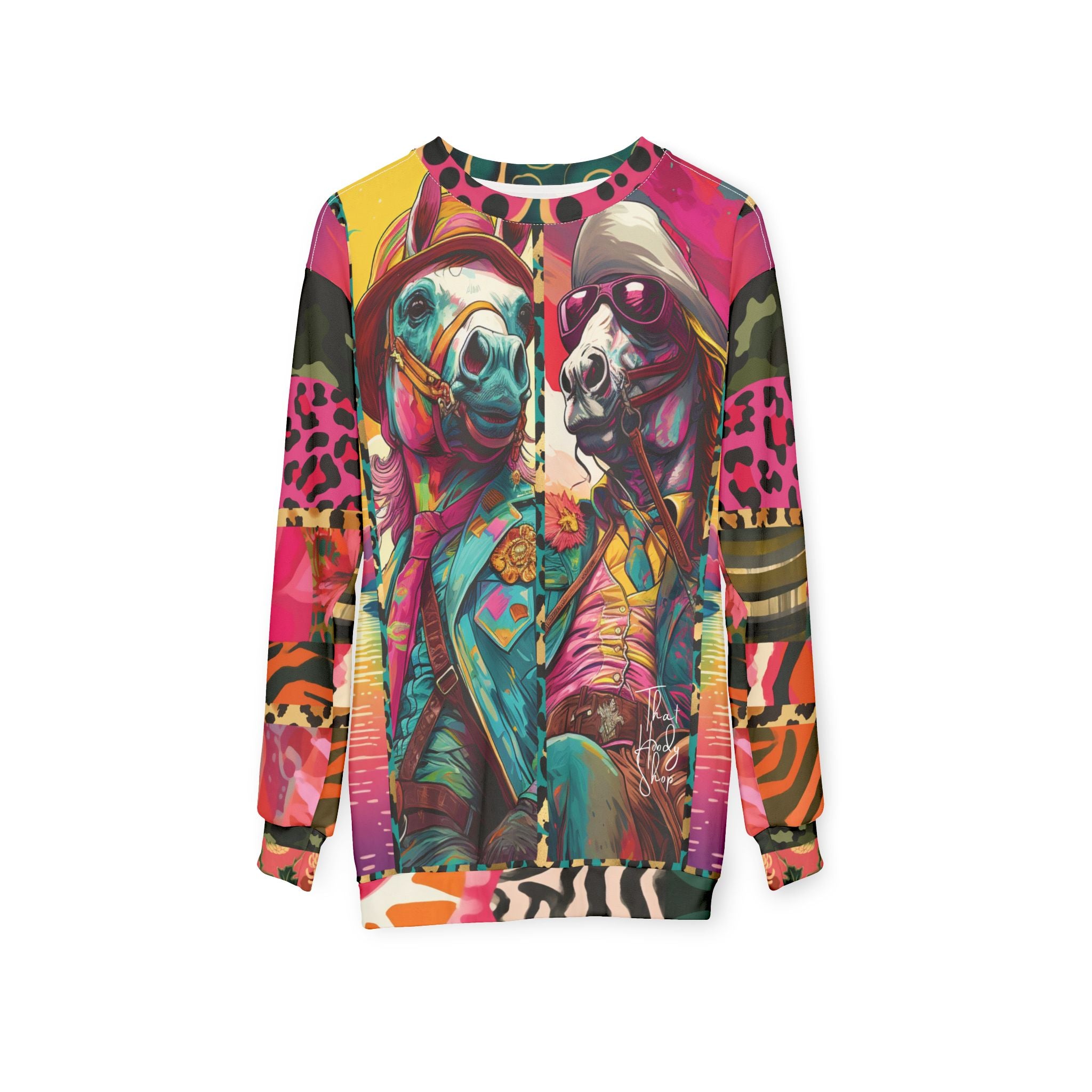 Clifford & Sam Intergalactic Horse Cowboys Unisex Sweatshirt (Gold Label)
