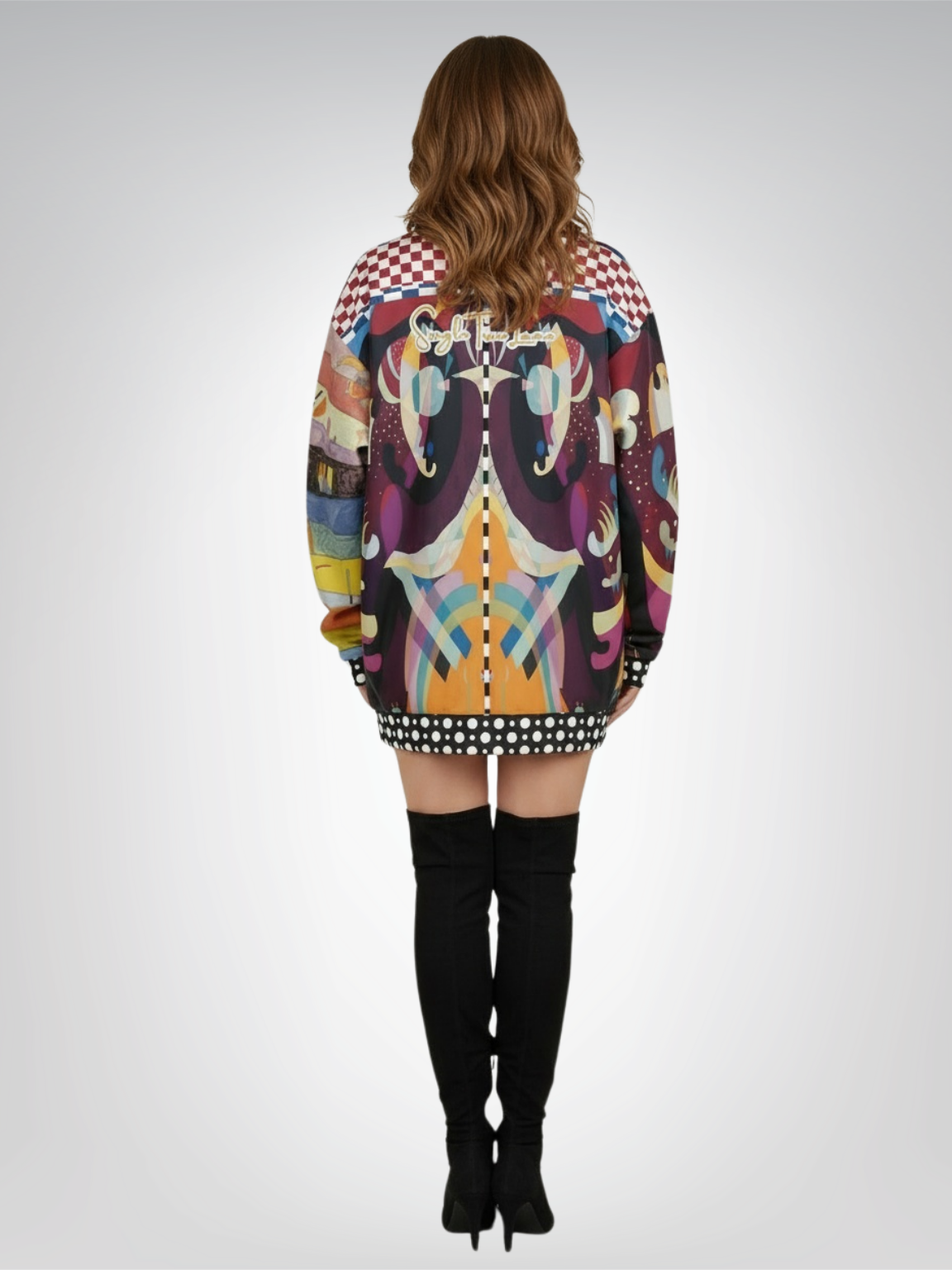 Composition in Nines - Kandinsky Heavyweight Unisex Cardigan