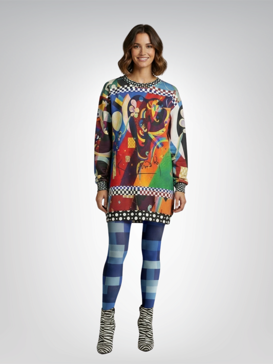 Composition in Nines - Kandinsky Unisex Sweatshirt (Gold Label)