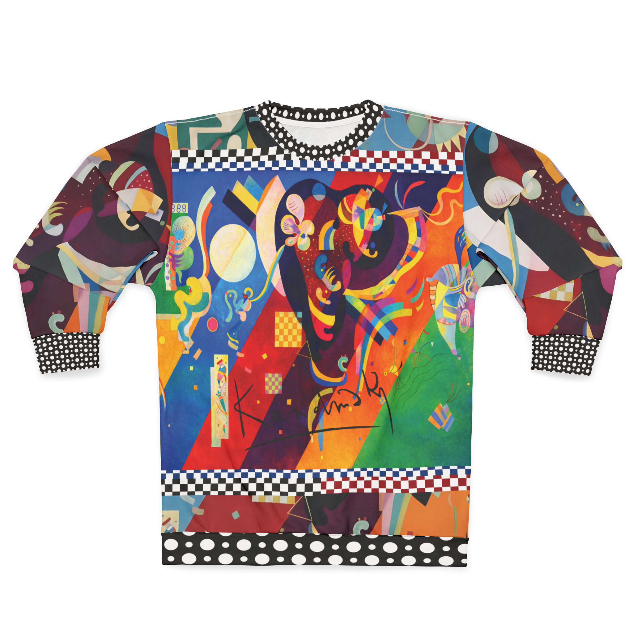 Composition in Nines - Kandinsky Unisex Sweatshirt (Gold Label)