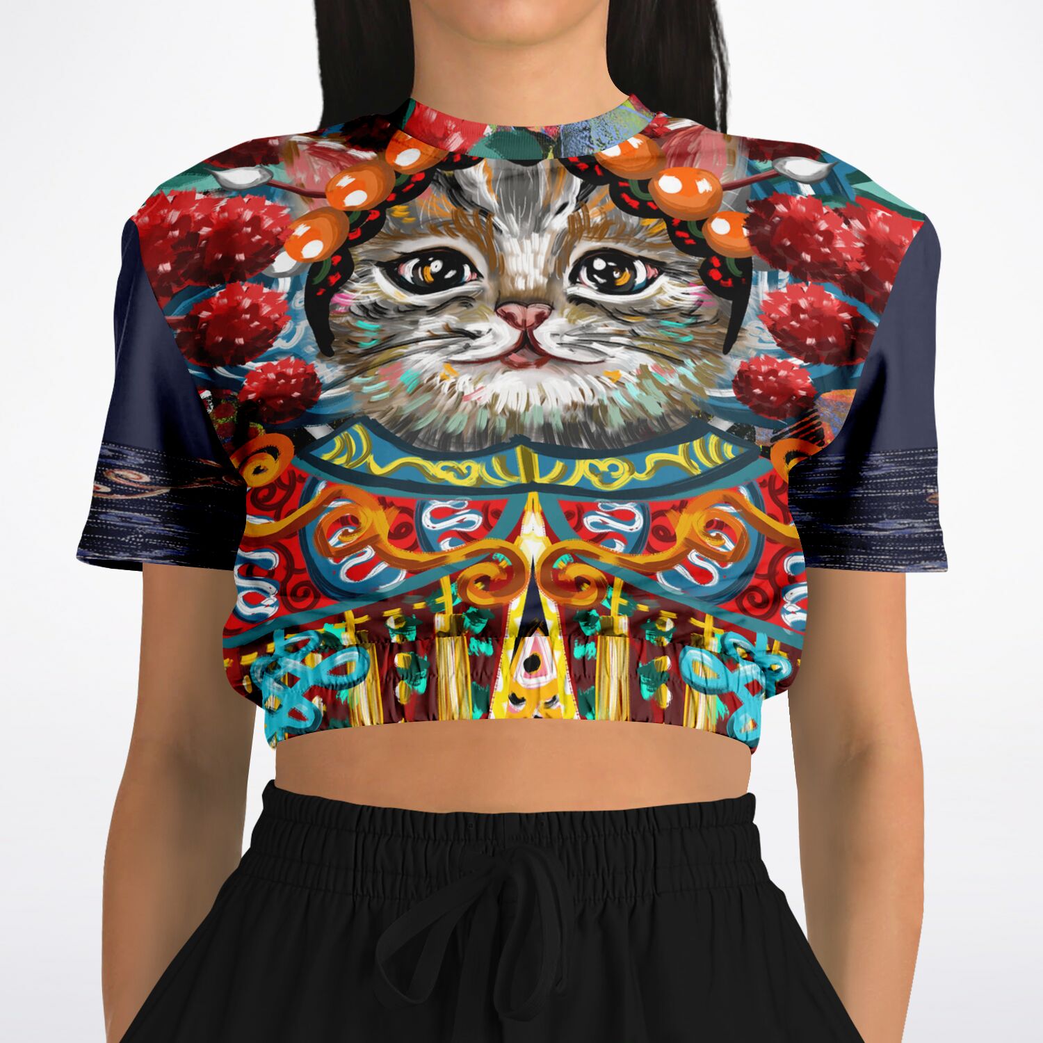 Empress Kanako Cropped Short Sleeve Pullover