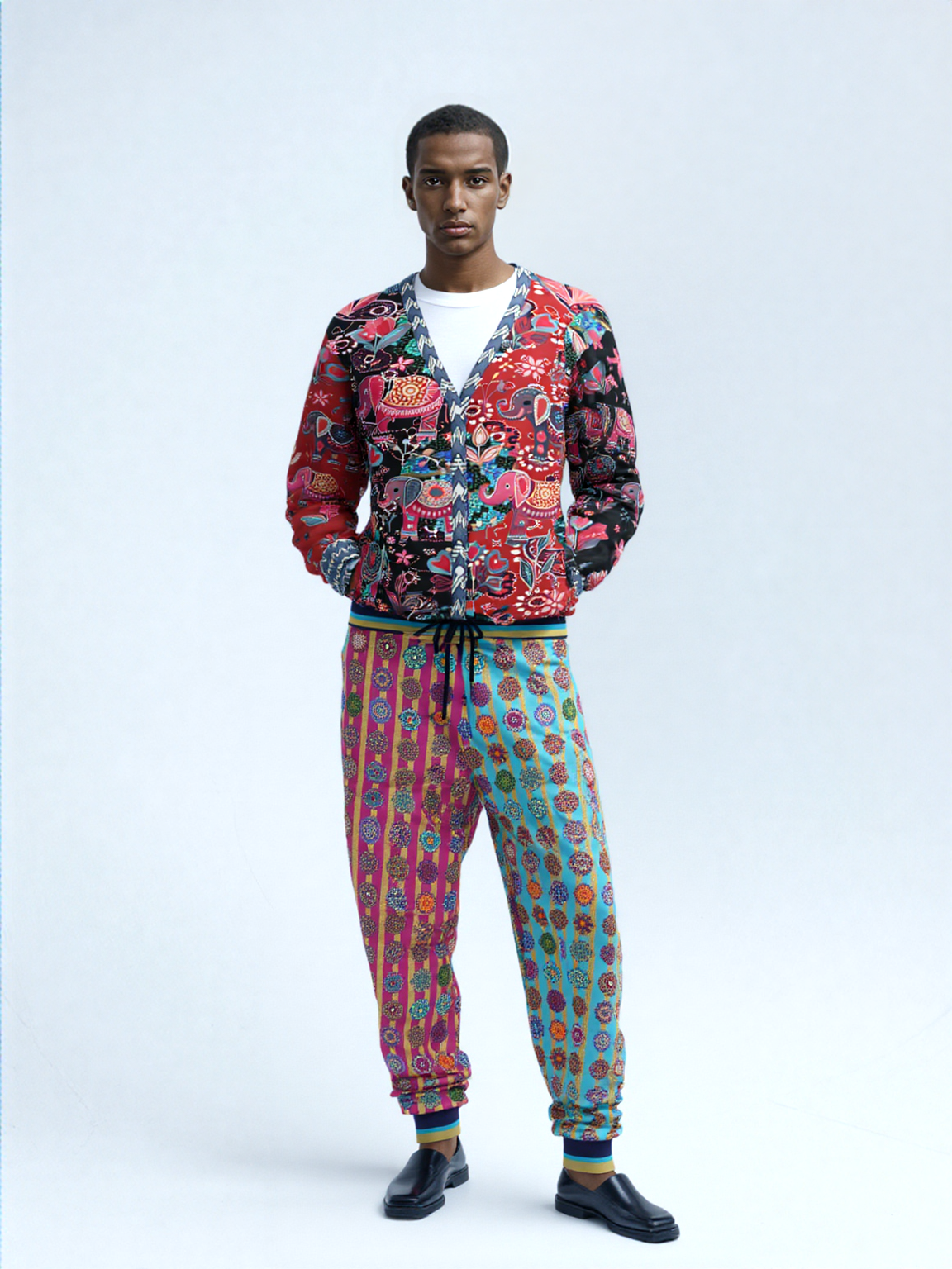 Gypsy Spirit Mandala Stripe Eco-Poly Unisex Joggers