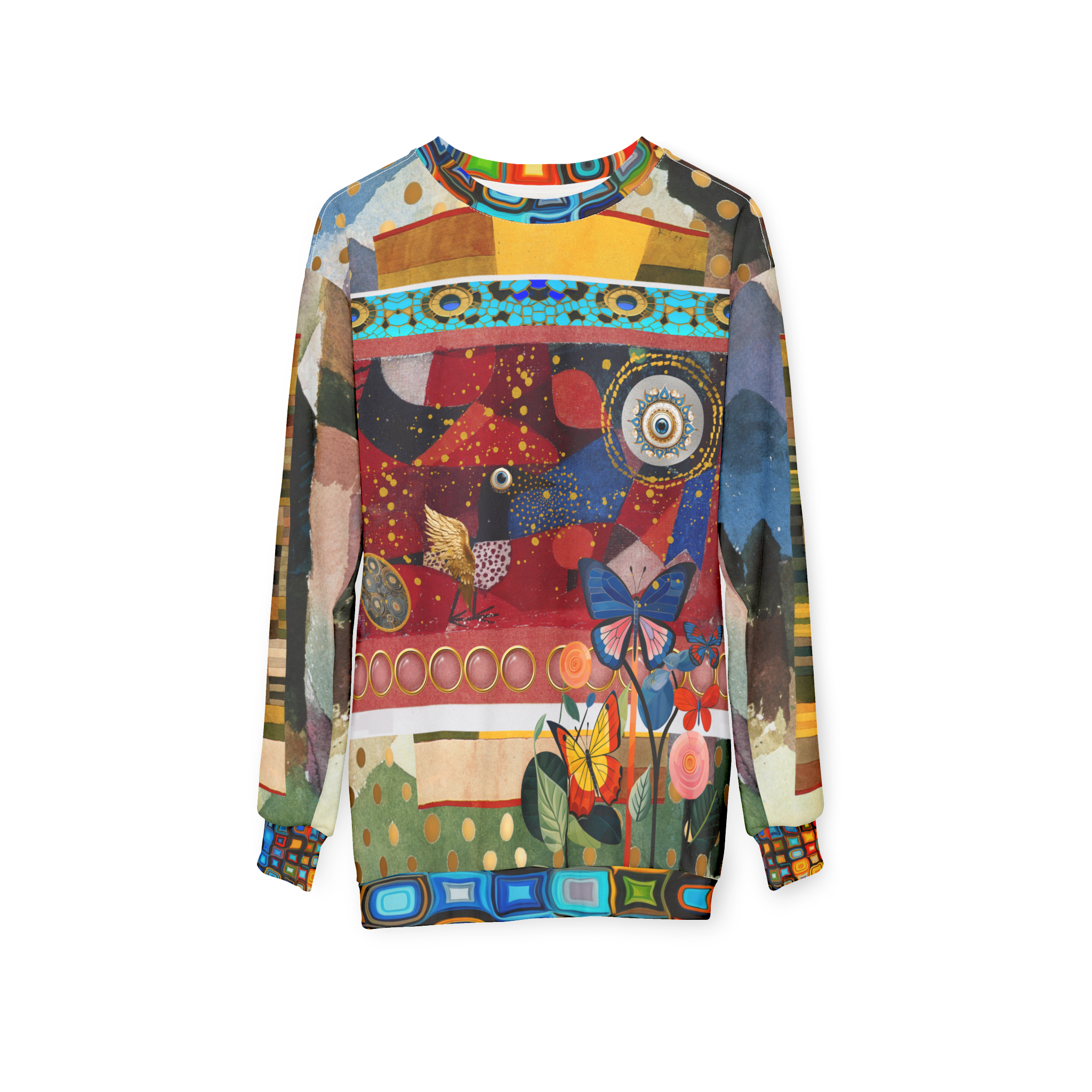 Forest Fowl in the Garden of Eden Unisex Sweatshirt (Gold Label)