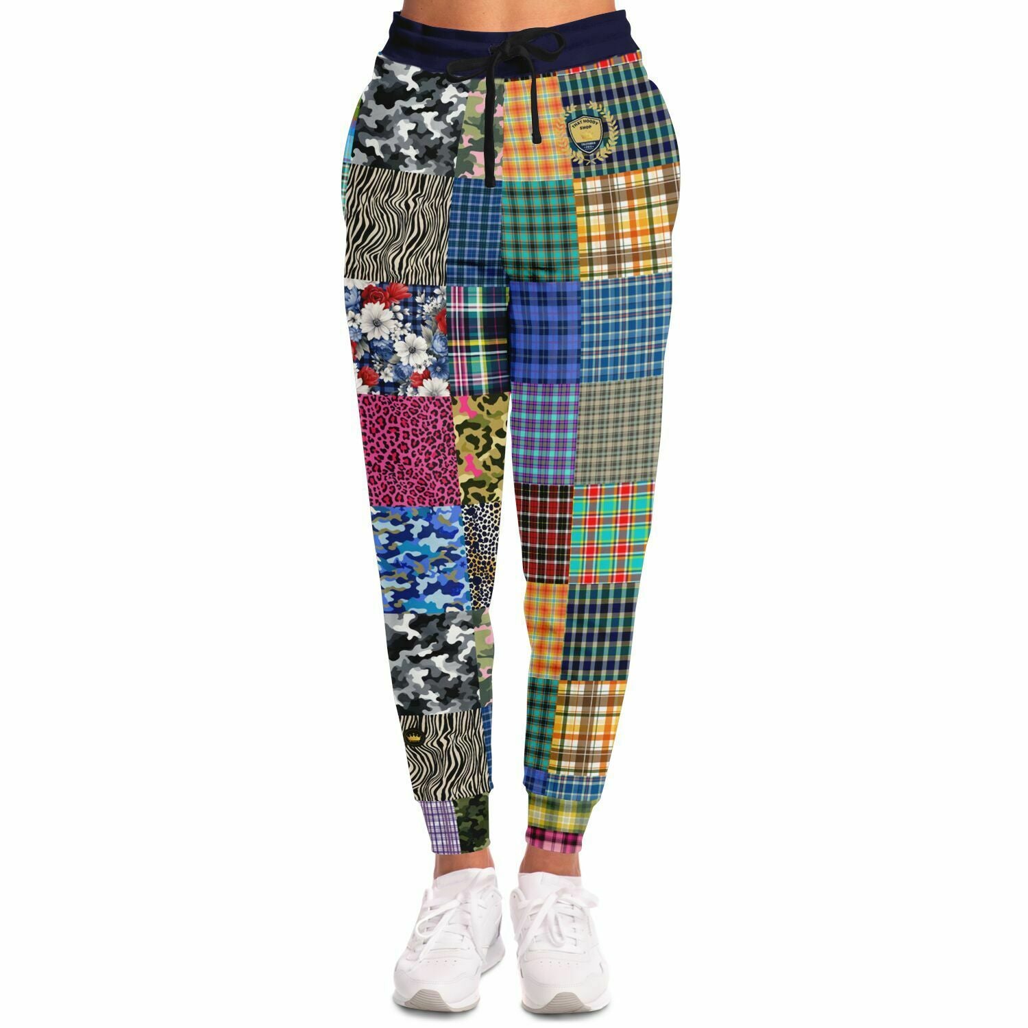 Hodgepodge Camo Plaid Revisited Eco-Poly Unisex Joggers