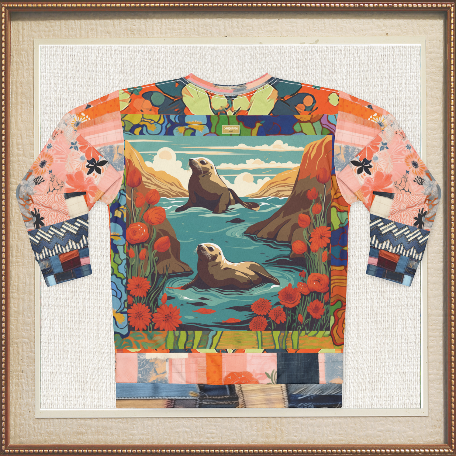 I Love You California - Mendocino Coast Sea Lions Unisex Sweatshirt (Gold Label)