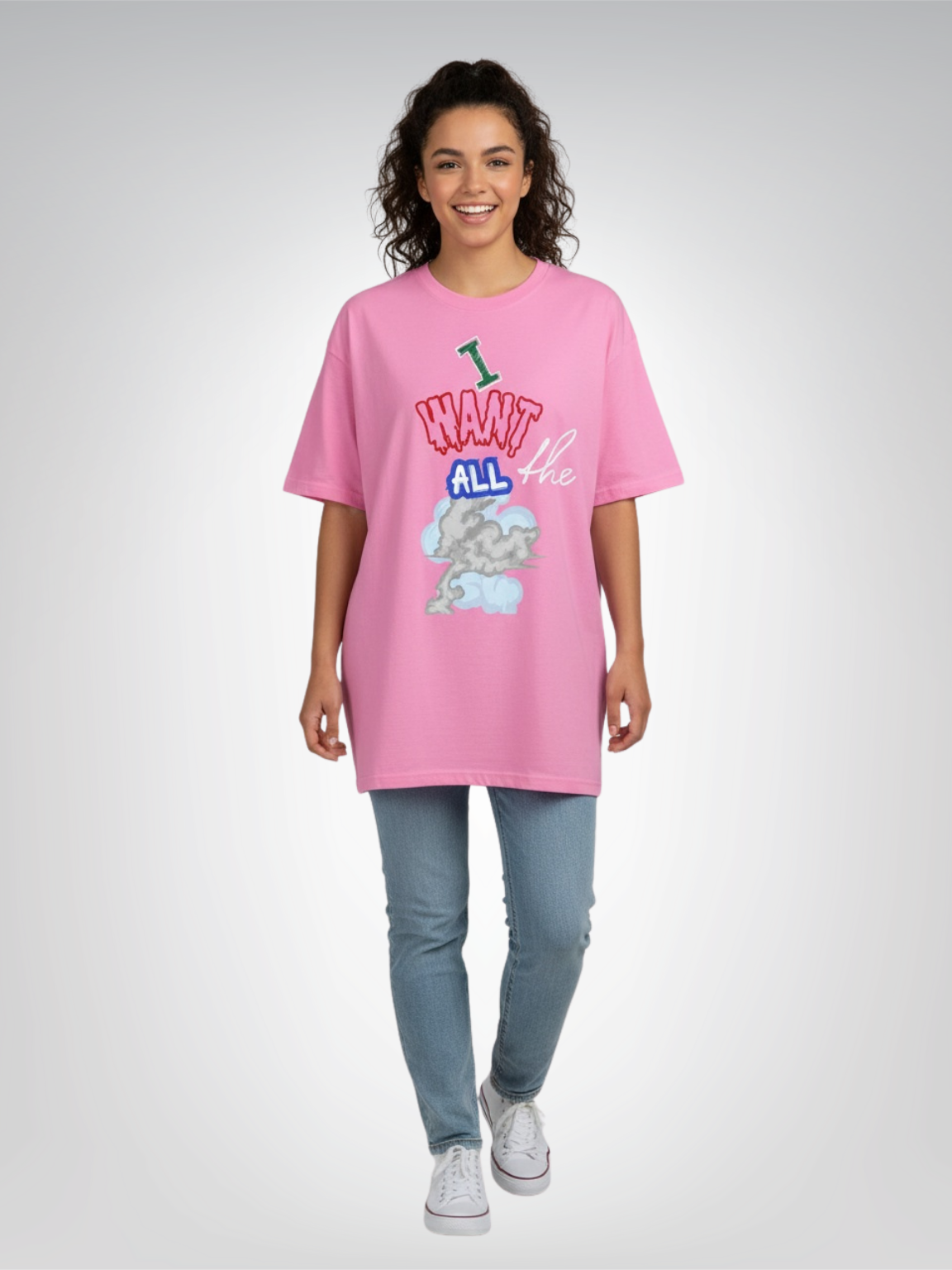 I Want All the Smoke Heavyweight Unisex Tee