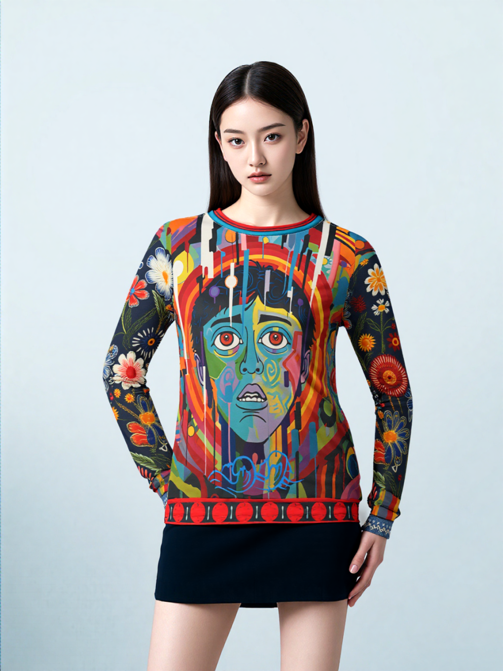 Look of Bewilderment in Palisades Unisex Sweatshirt (Gold Label)