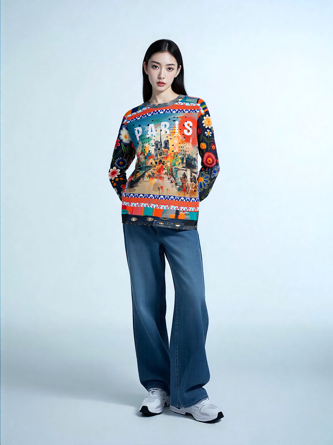 Lost at Notre Dame in Paris Unisex Sweatshirt (Gold Label)