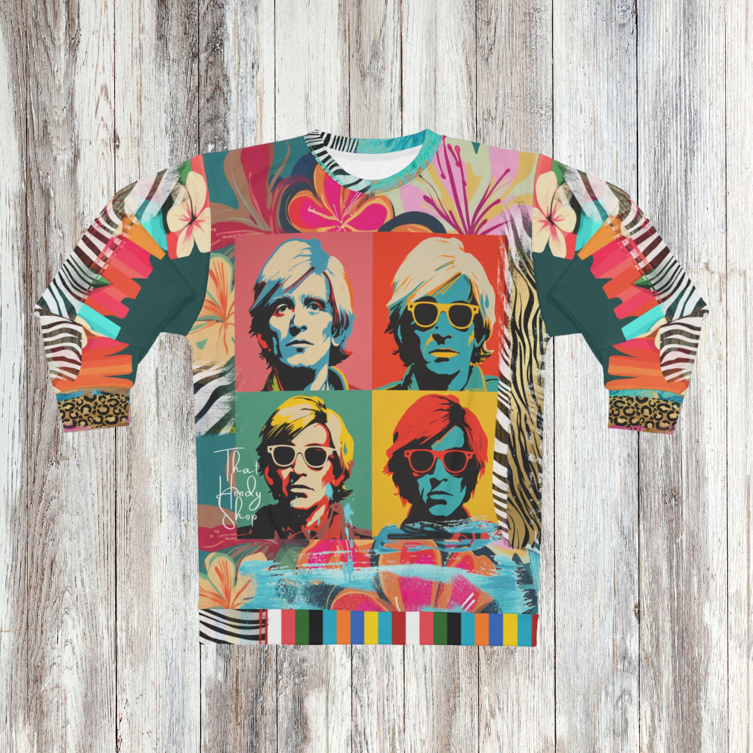 Man in Transition Quadriptych Pop Art Unisex Sweatshirt