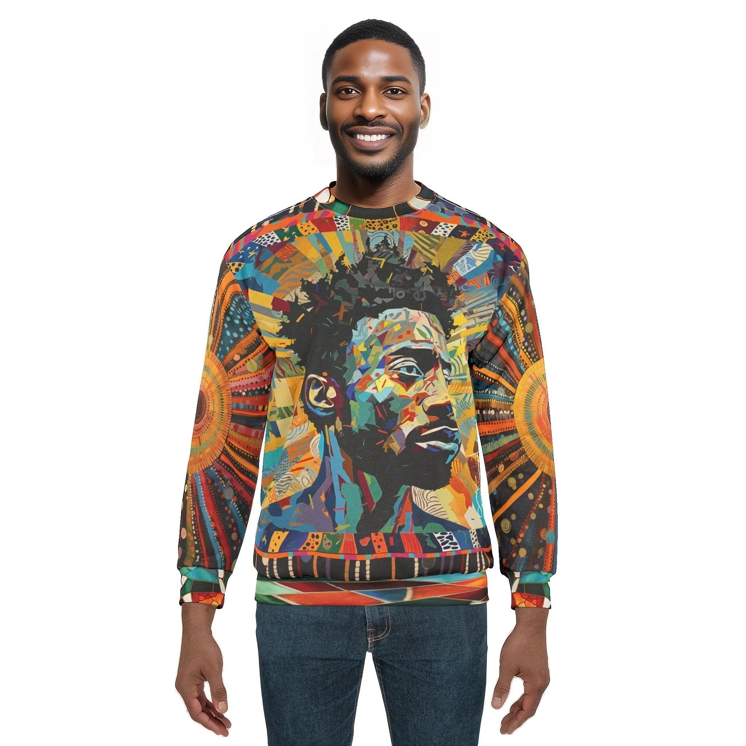 Man on a Mission Mid-Weight Polyester Unisex Sweatshirt (Gold Label)