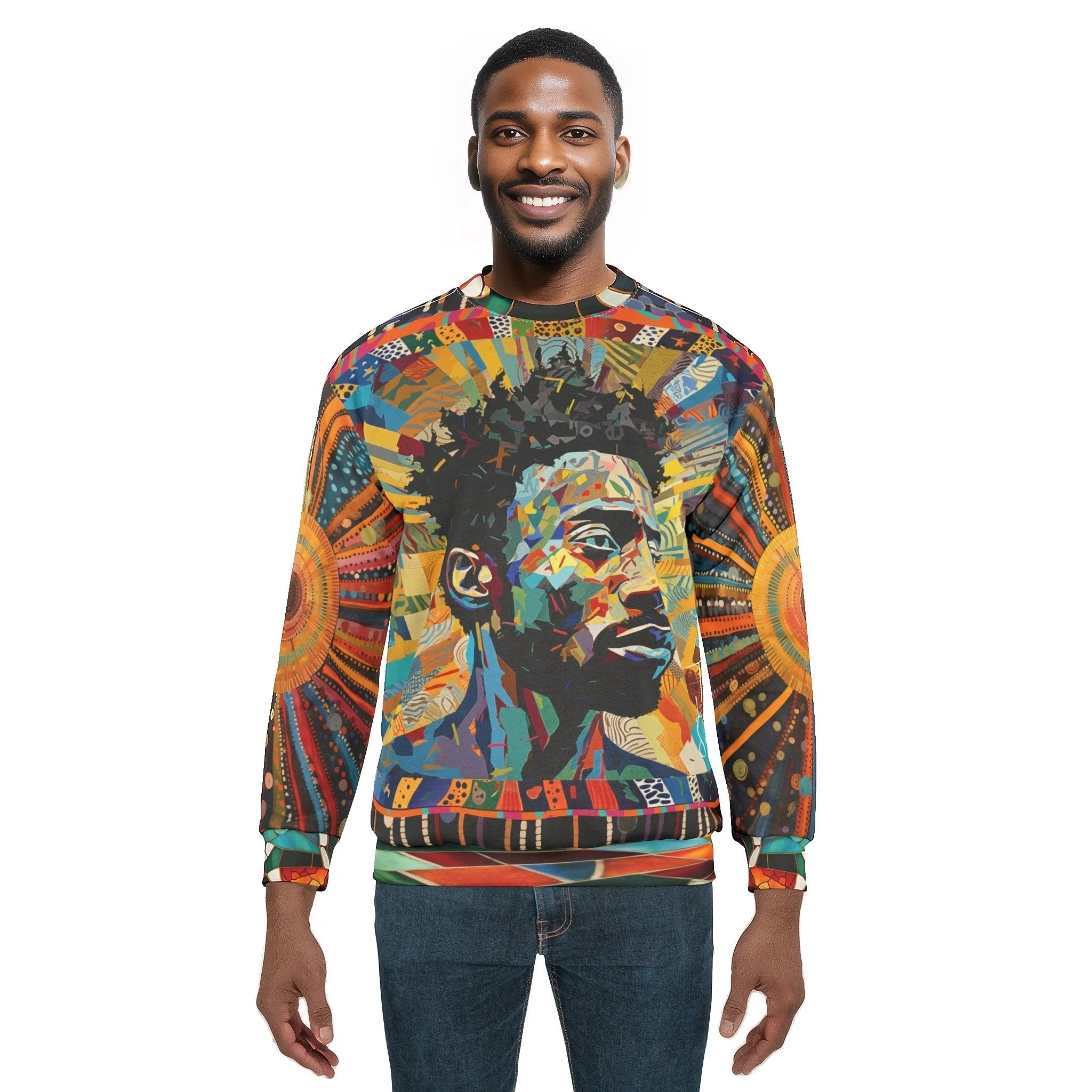 Man on a Mission Mid-Weight Polyester Unisex Sweatshirt (Gold Label)