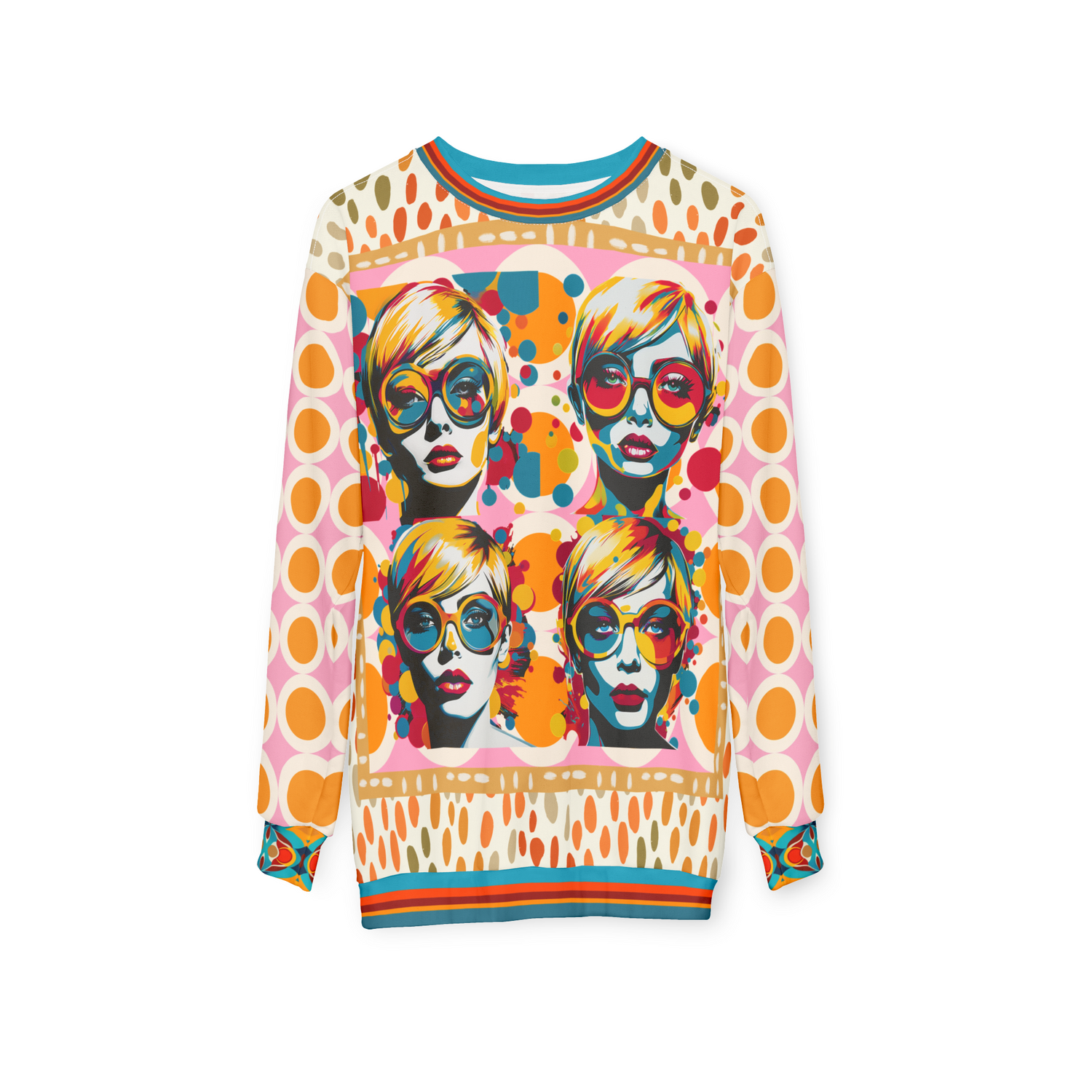 Meet Me in the Middle Pop Art Unisex Sweatshirt (Gold Label)