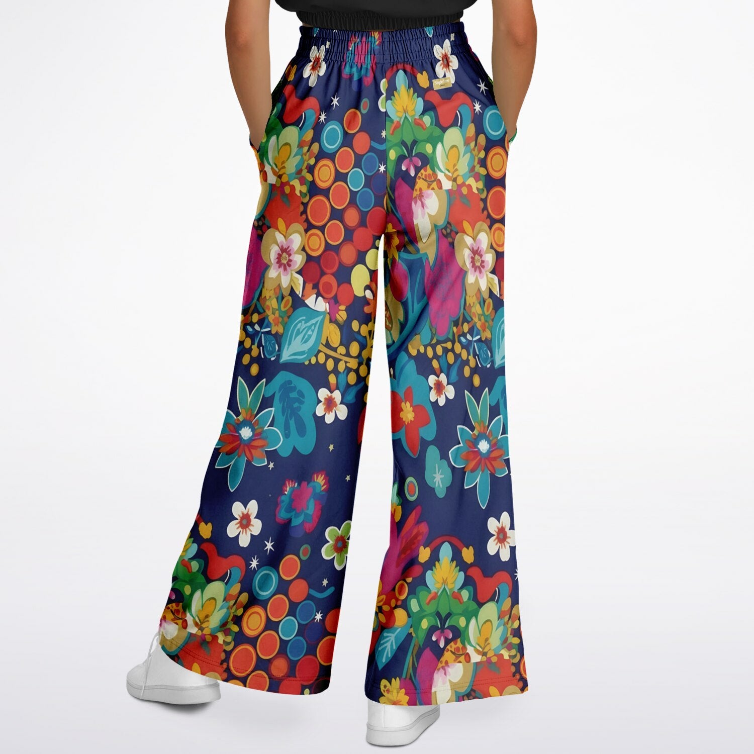 My Friend the Ophanim Tropical Splash Eco-Poly Wide Leg Pants