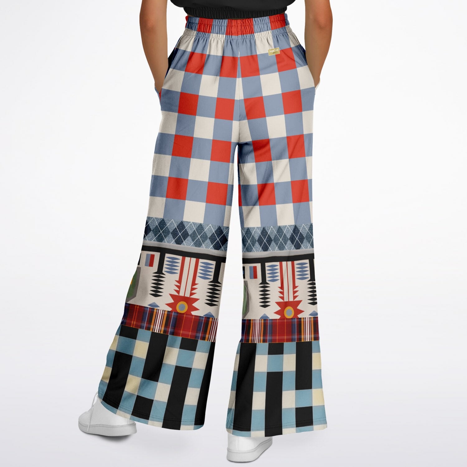Native Spring on Mars Eco-Poly Wide Leg Pants