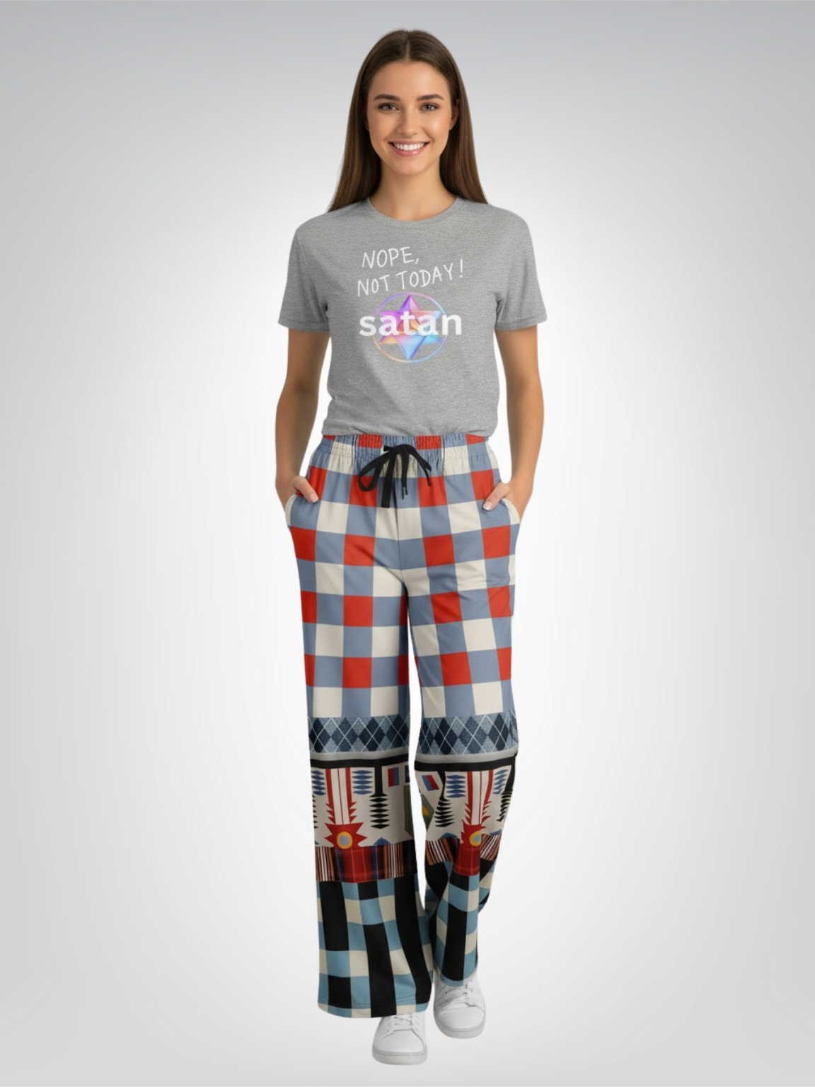 NOPE, Not Today satan Heavyweight Unisex Tee