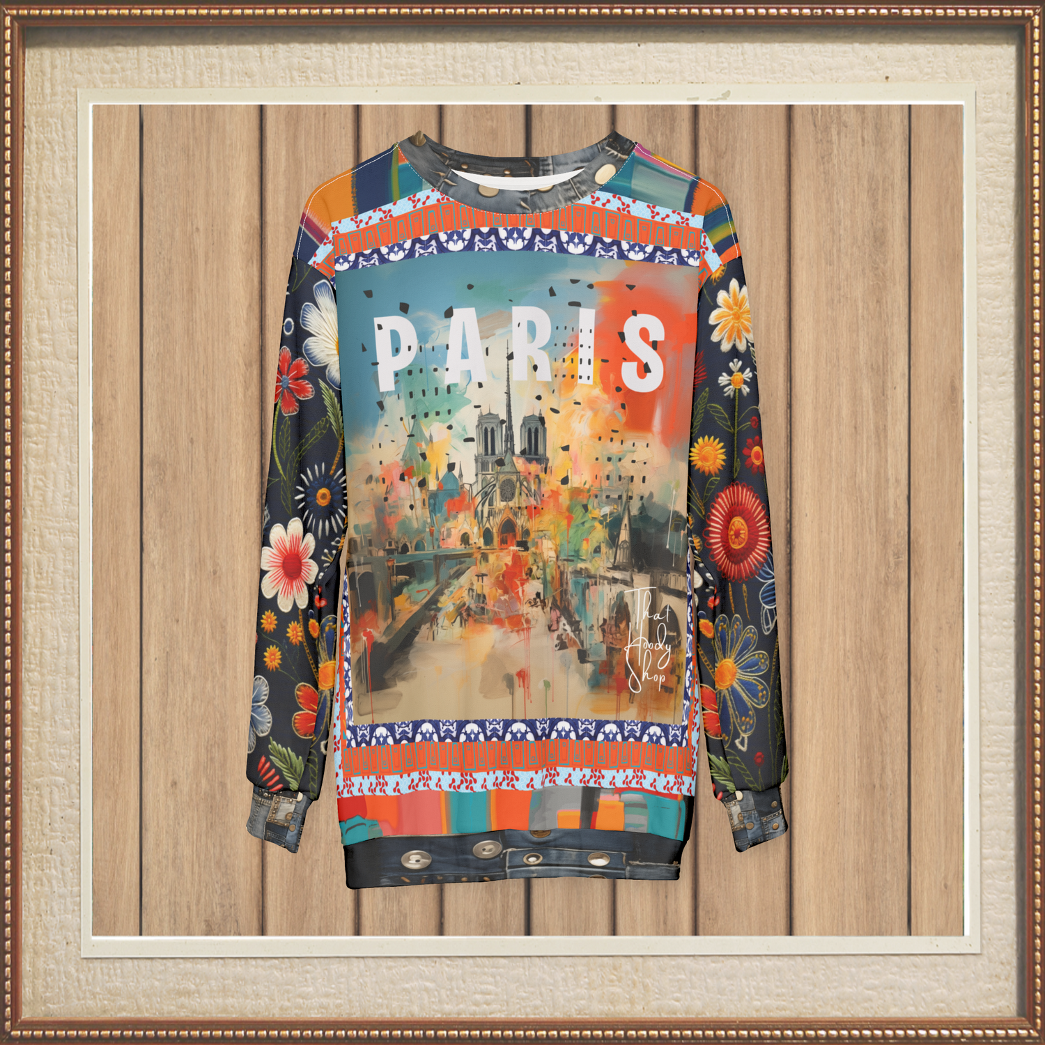 Lost at Notre Dame in Paris Unisex Sweatshirt (Gold Label)