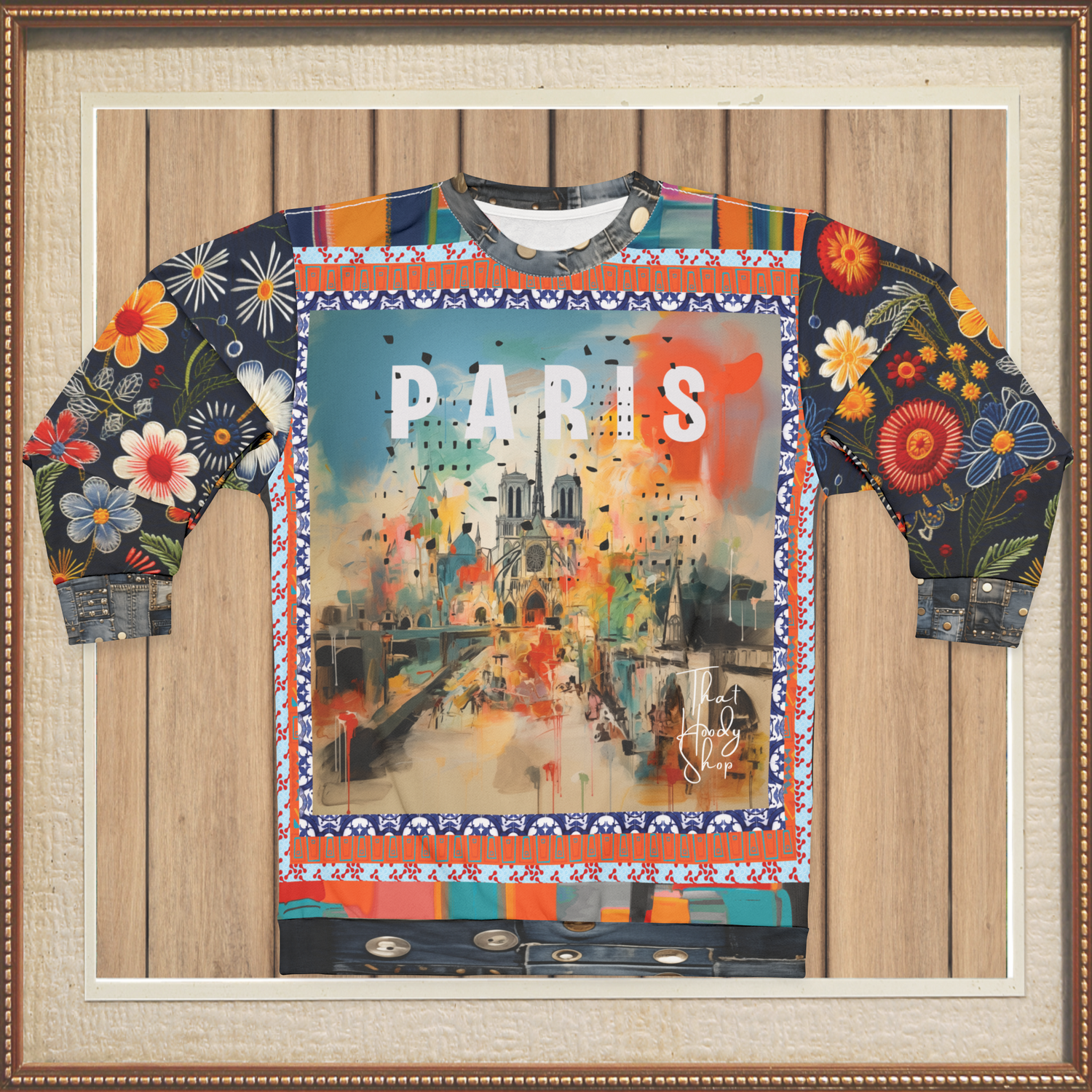Lost at Notre Dame in Paris Unisex Sweatshirt (Gold Label)