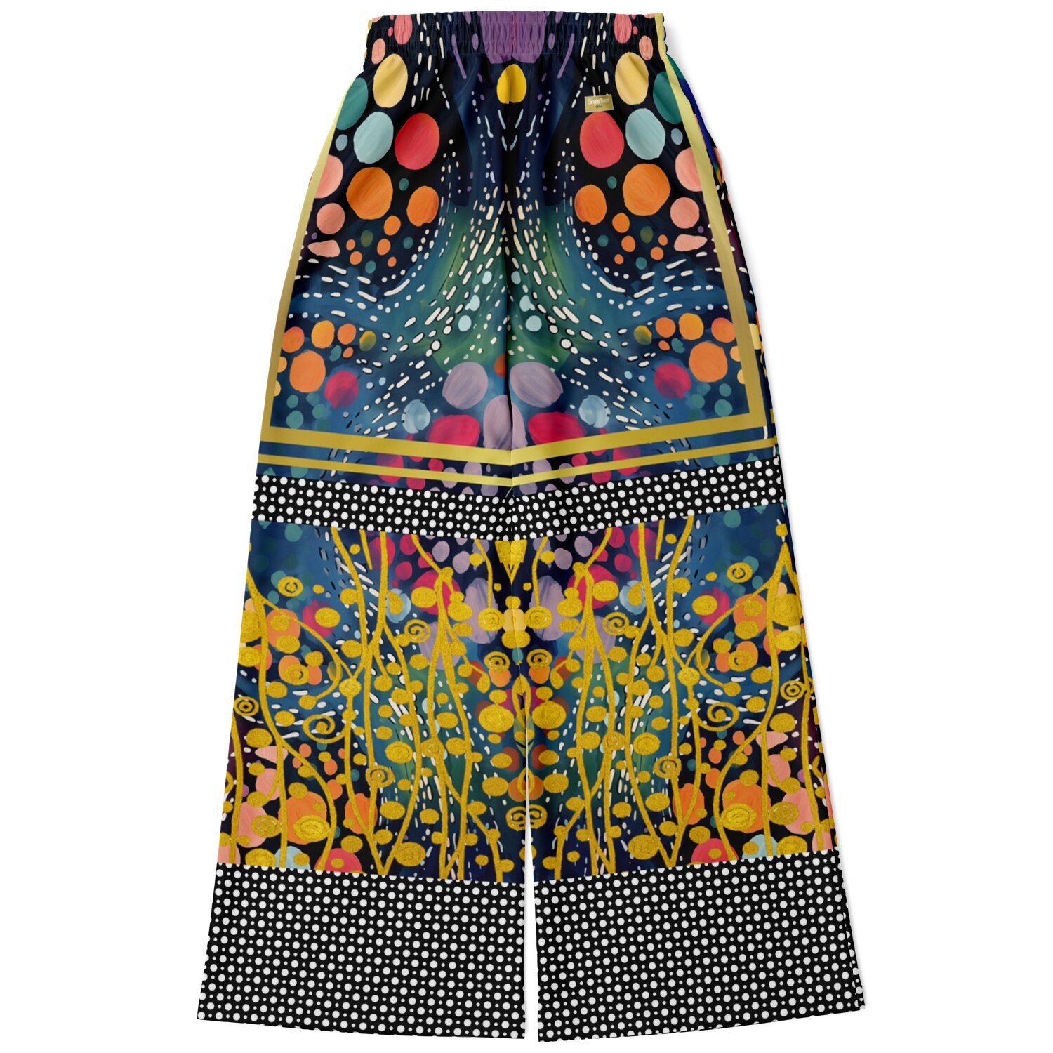 One Koi Two Koi Eco-Poly Wide Leg Pants