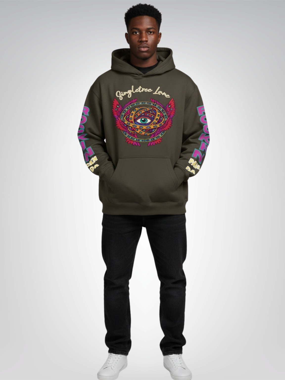 Ophanim - Send Me An Angel Pop Art Angel Heavyweight 3-End Fleece Unisex Hoodie