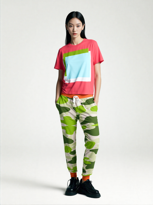 Green Hills Camo Eco-Poly Unisex Joggers