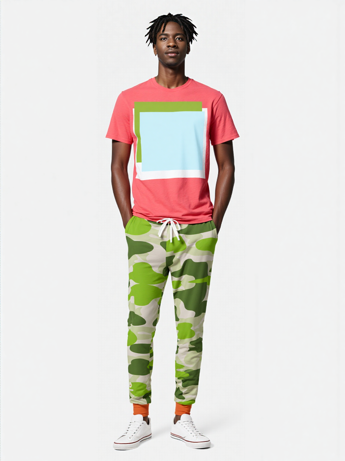 Green Hills Camo Eco-Poly Unisex Joggers