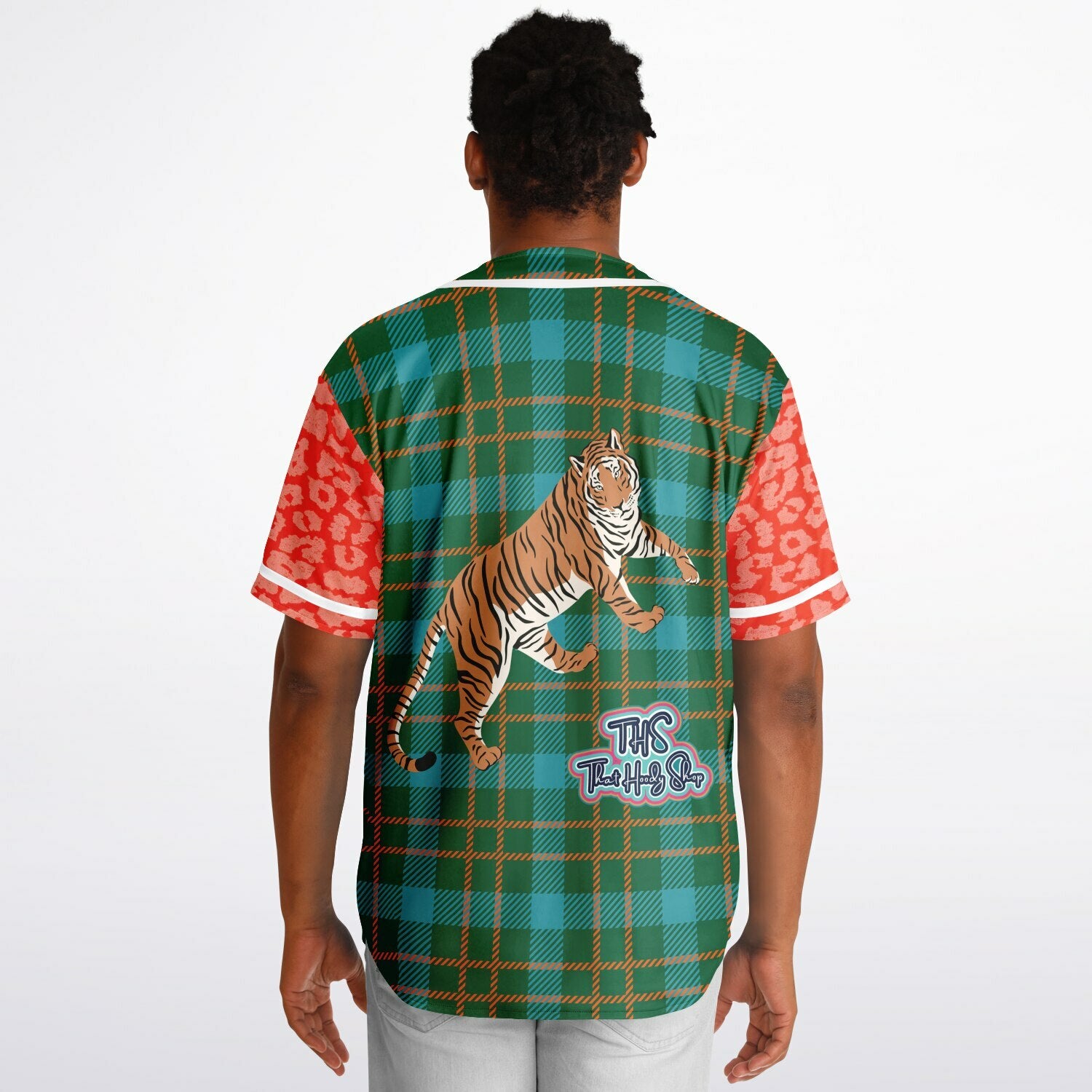 Pink Zen Blossom Chrysanthemum Short Sleeve Eco-Poly Reversible Baseball Jersey