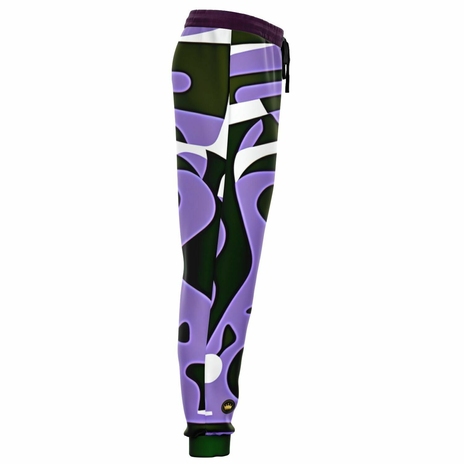 Purple Rhapsody Abstract Colorblock Camouflage Eco-Poly Unisex Joggers