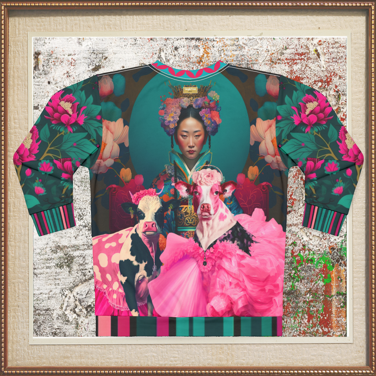 The Pouty Princesses Pop Art Unisex Sweatshirt (Gold Label)