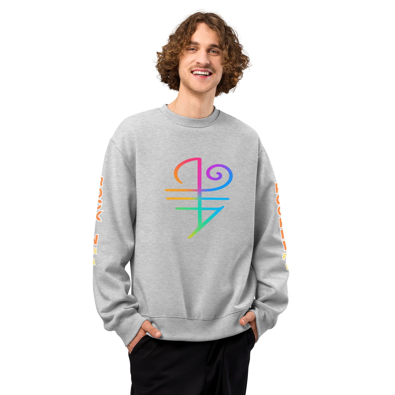 The Power of Boundaries - Protection Sigil Oversized Heavyweight Sweatshirt