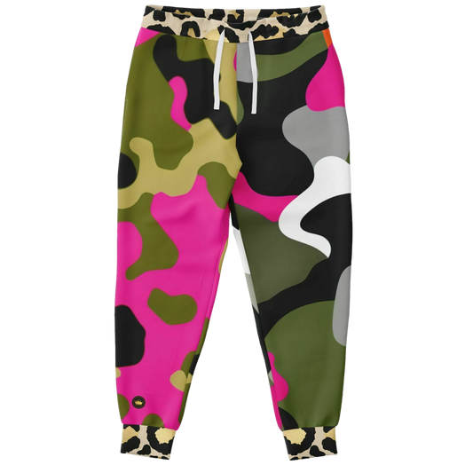 West Hollywood Pink Eco-Poly Camo Unisex Joggers