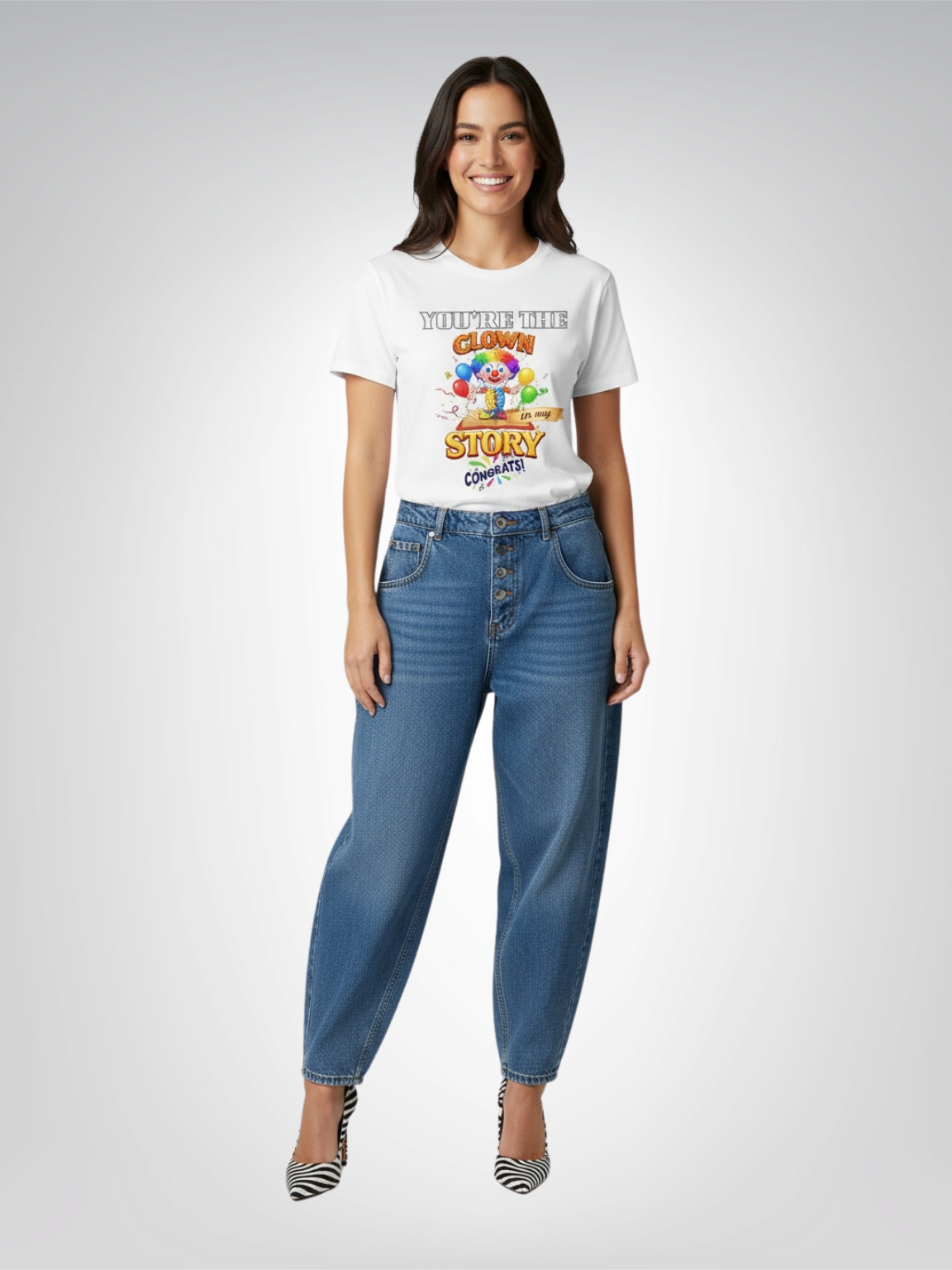 You Are the Clown in My Story - Congrats! Heavyweight Unisex Tee