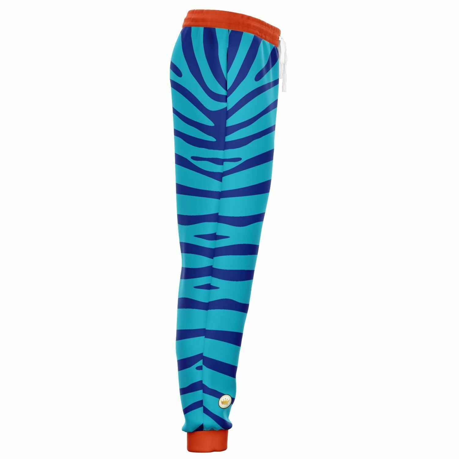 Zebra in Blue Eco-Poly Unisex Joggers