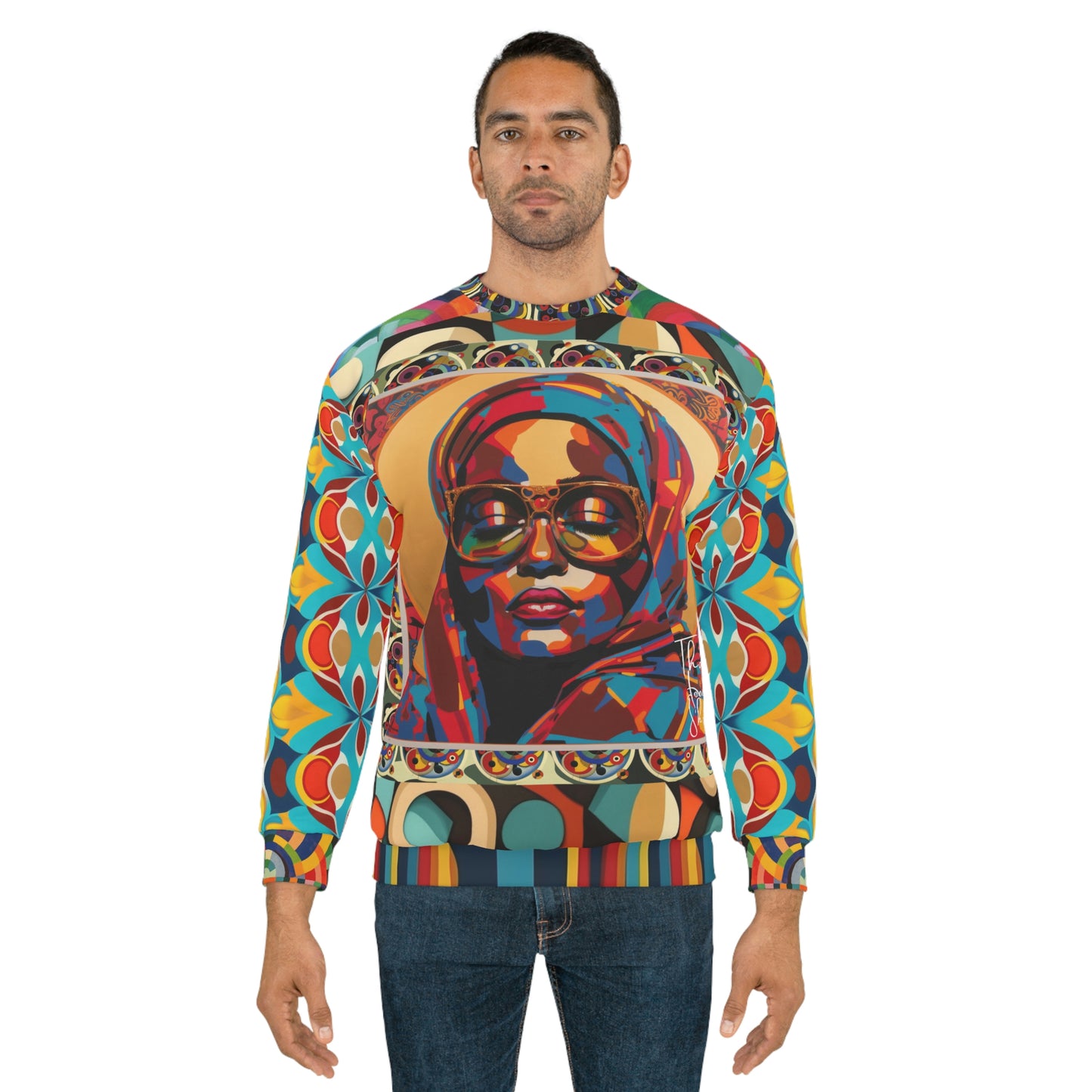 Mother Mary Full of Grace Pop Art Unisex Sweatshirt