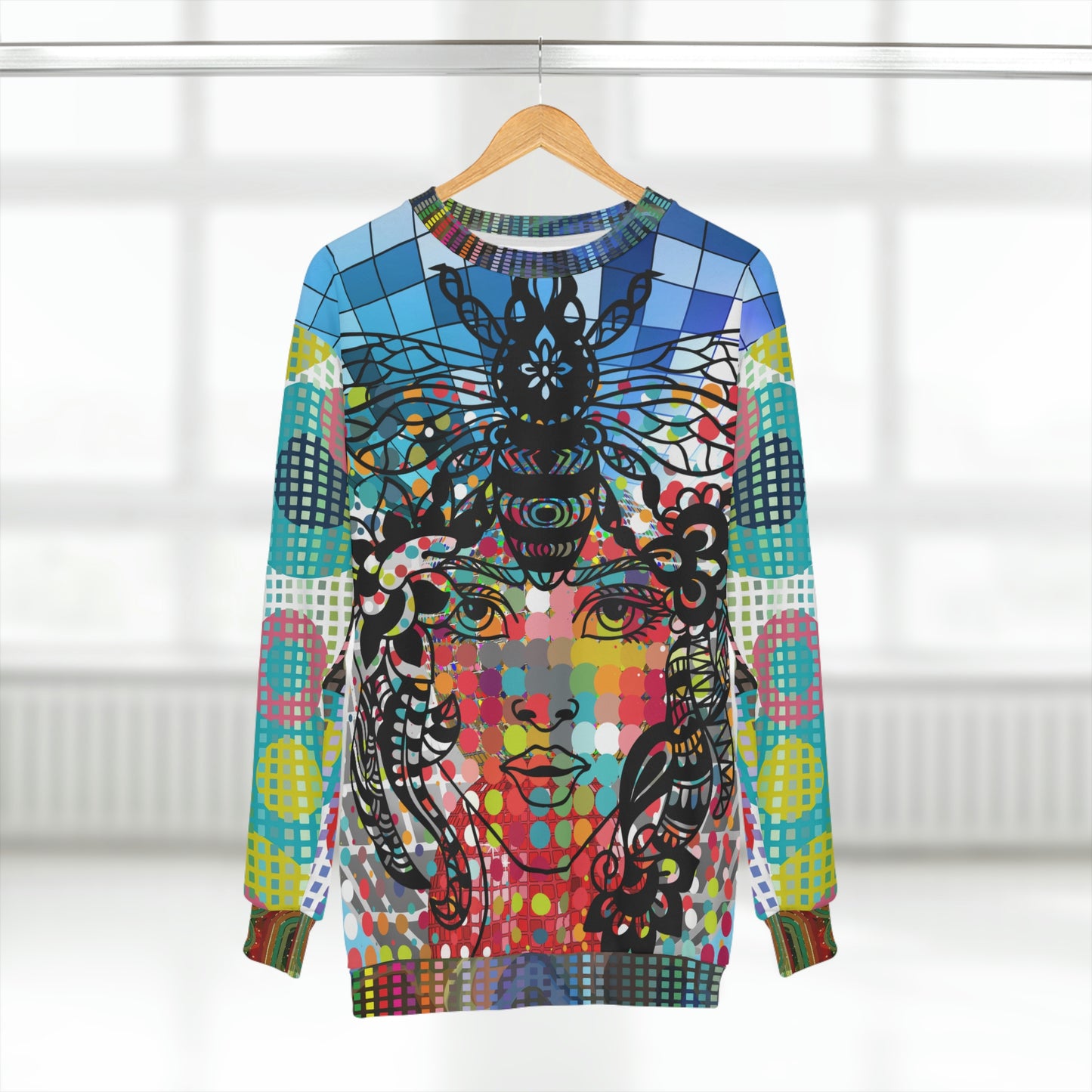 Queen Isadora Futuristic Girl Unisex Sweatshirt